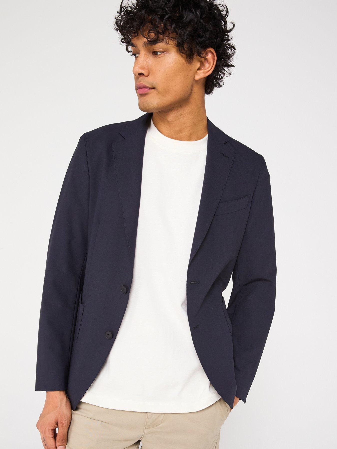 front image of boss-p-hanry-244-performance-stretch-patch-pocket-jacket-navy