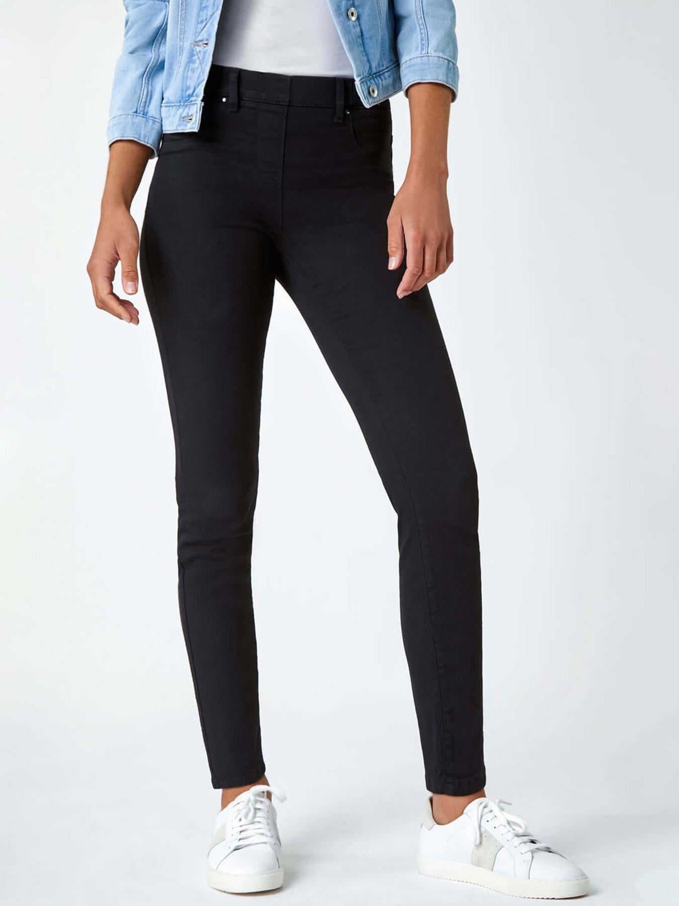 undefined 31" Denim Stretch Jegging - Black
