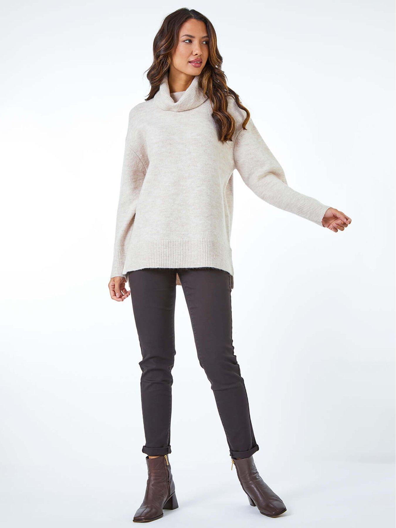 Image 3 of 5 of Roman 31' Denim Stretch Jegging - Chocolate