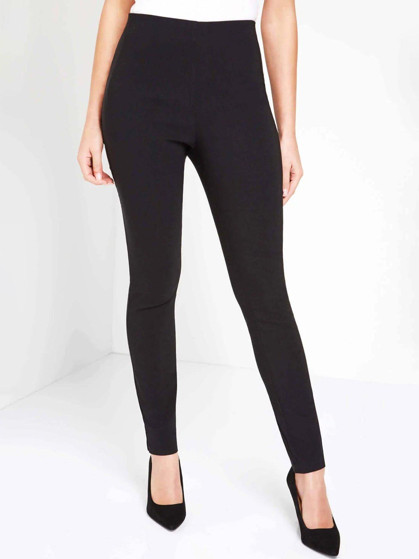 undefined Full Length Stretch Trousers - Black