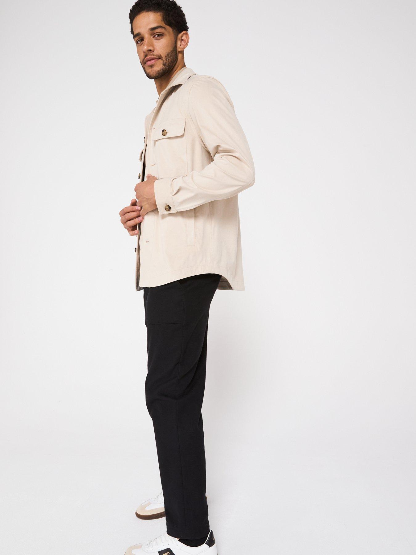  image of boss-c-carper-soft-brushed-overshirt-light-beige