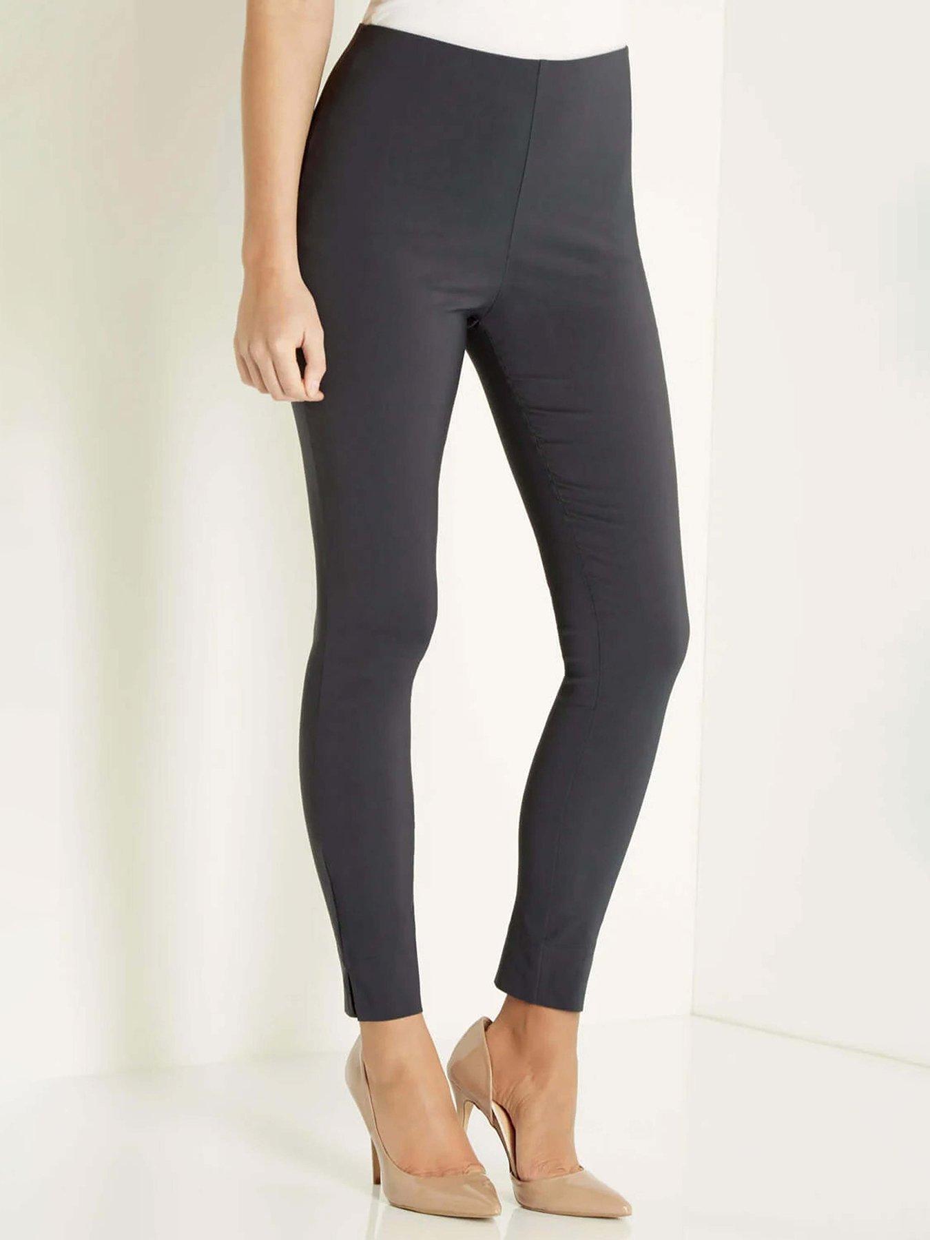 undefined Full Length Stretch Trousers - Dark Grey