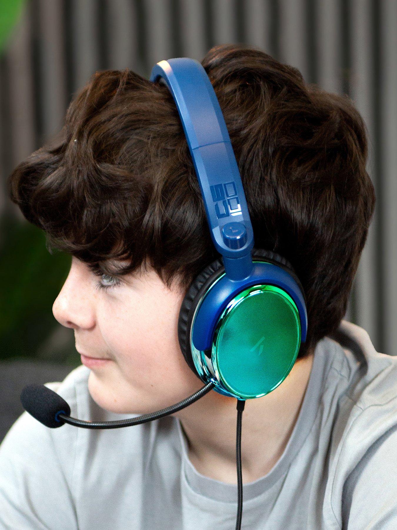  image of stealth-c6-100-headset-strike-greenampblue