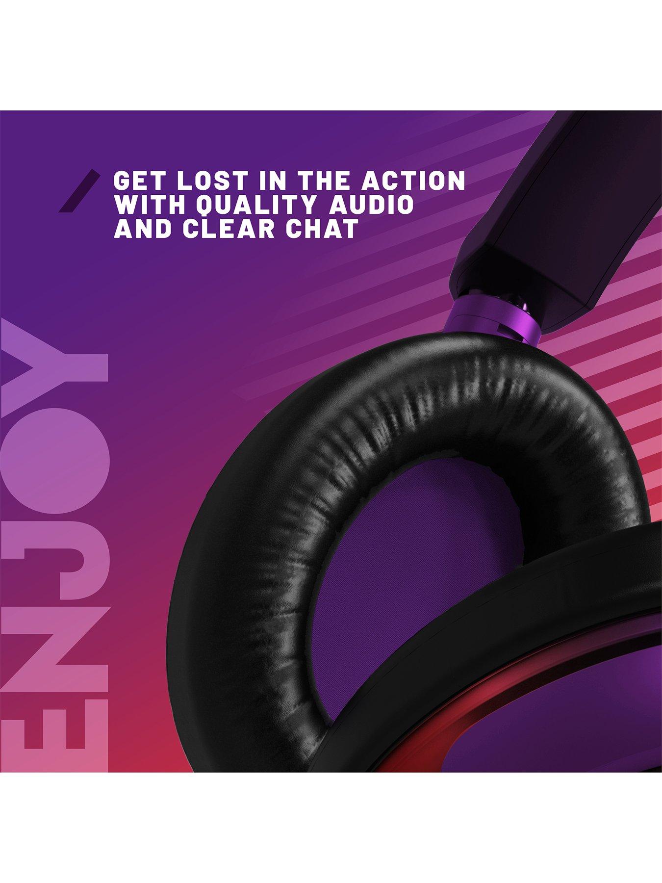  image of stealth-c6-100-headset-strike-redamppurple