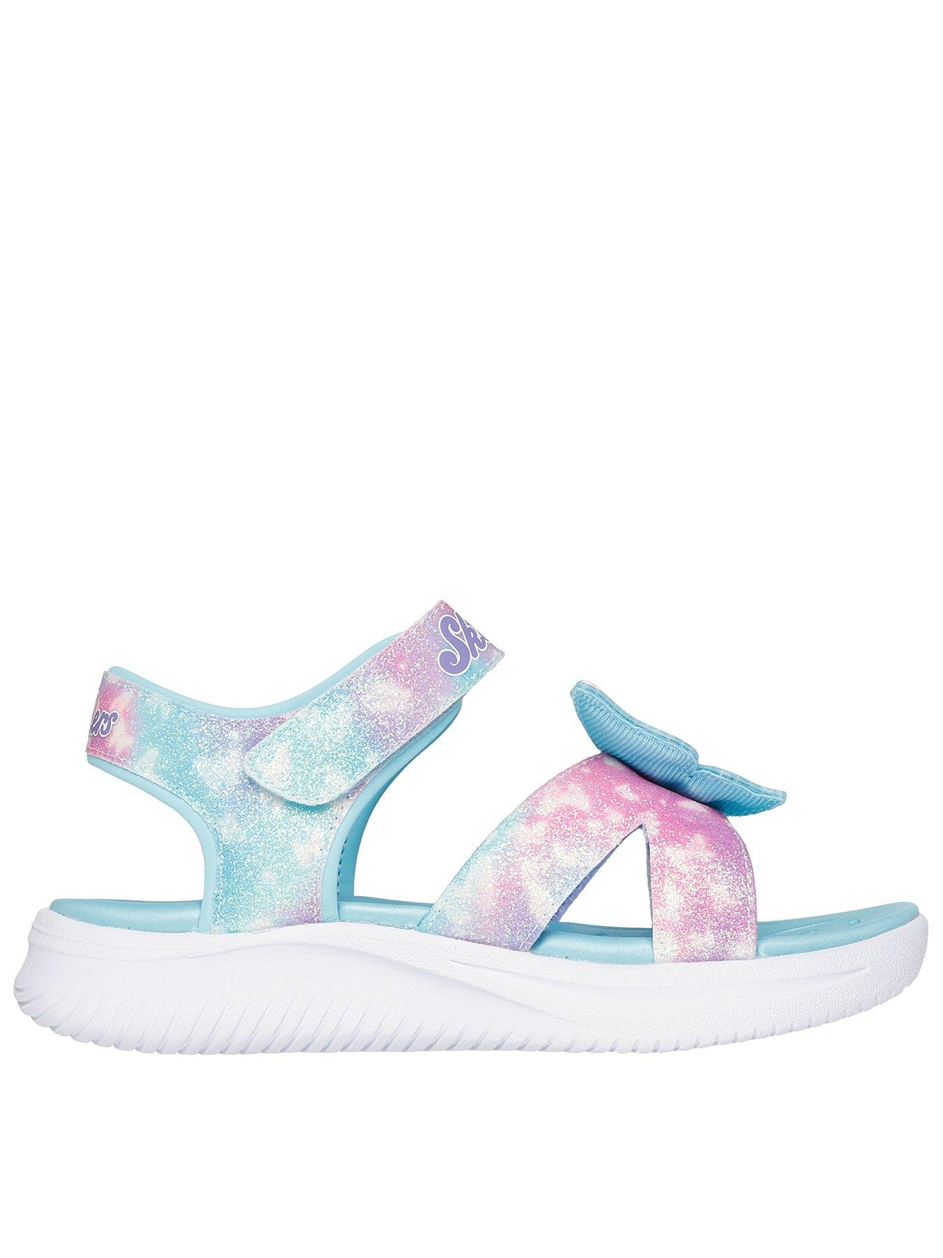 Skechers Lighted Butterfly Sandals - Blue
