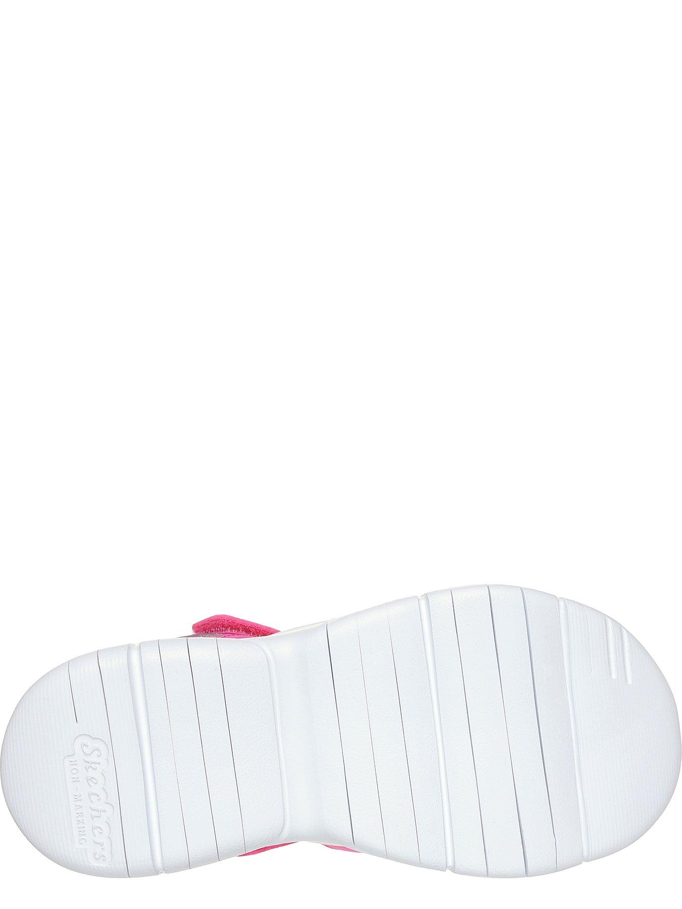  image of skechers-top-strap-closed-toe-sandal-w-ombre-glitter-upper