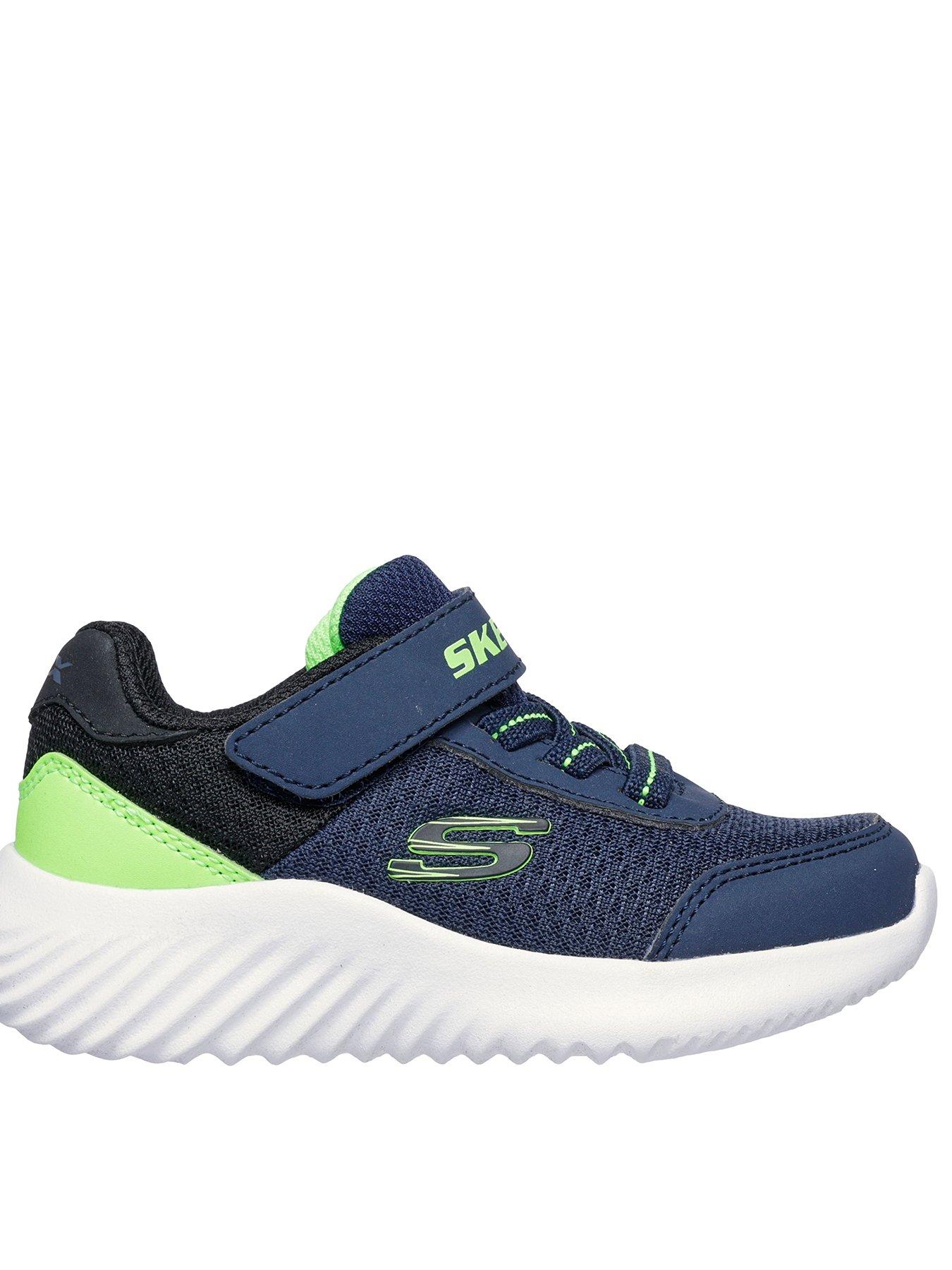  image of skechers-lightweight-gore-amp-strap-sneakers-navy