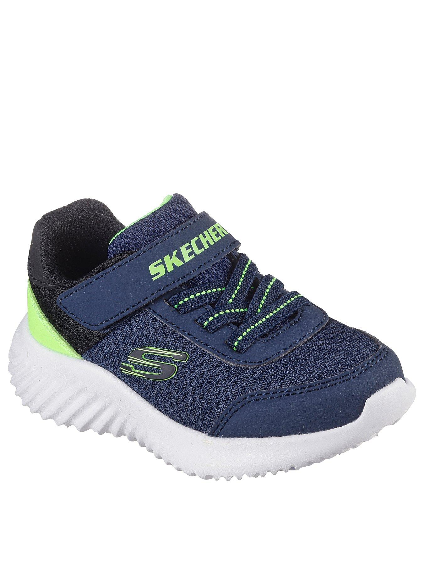  image of skechers-lightweight-gore-amp-strap-sneakers-navy