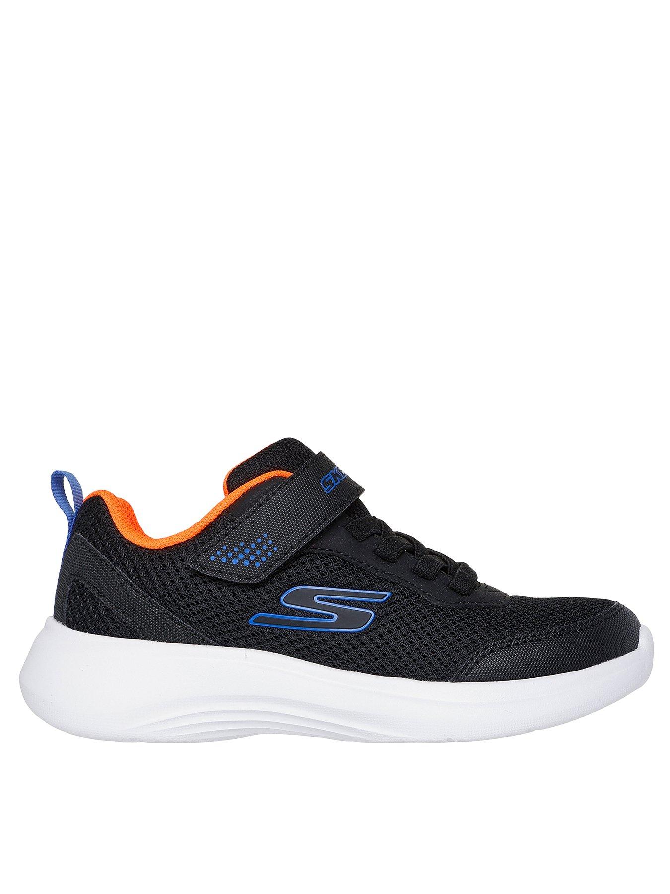  image of skechers-lightweight-gore-amp-strap-sneaker-black