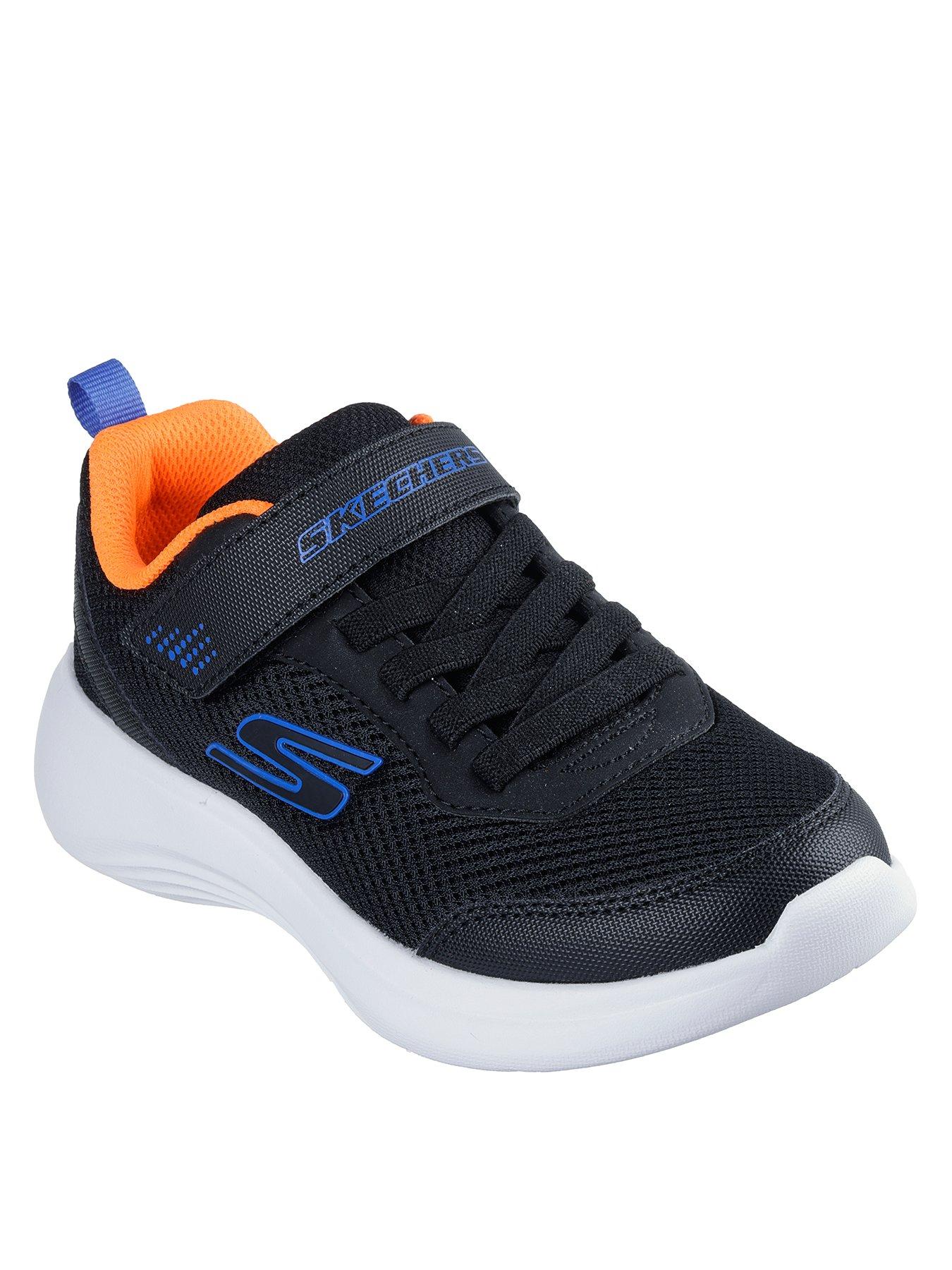  image of skechers-lightweight-gore-amp-strap-sneaker-black