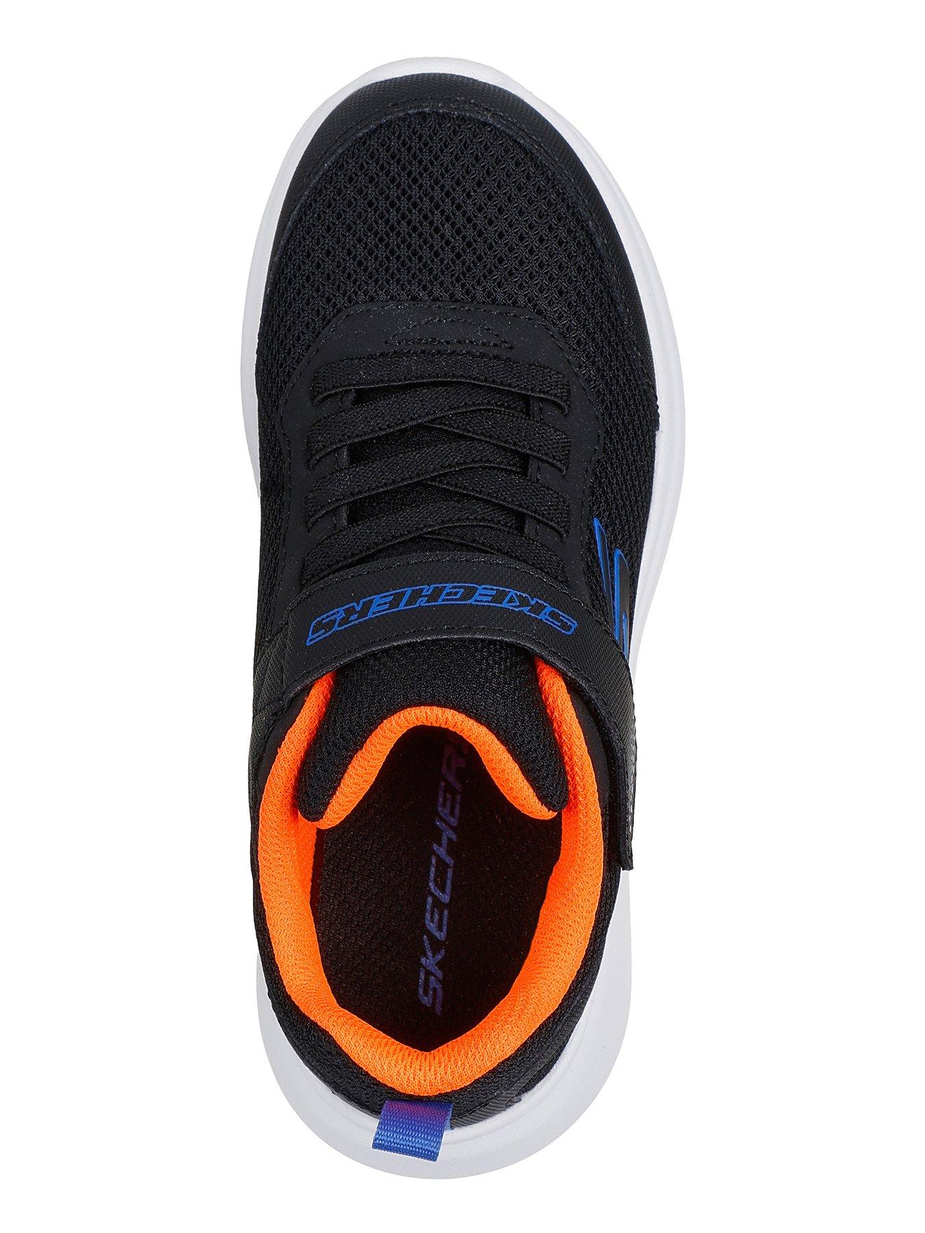  image of skechers-lightweight-gore-amp-strap-sneaker-black