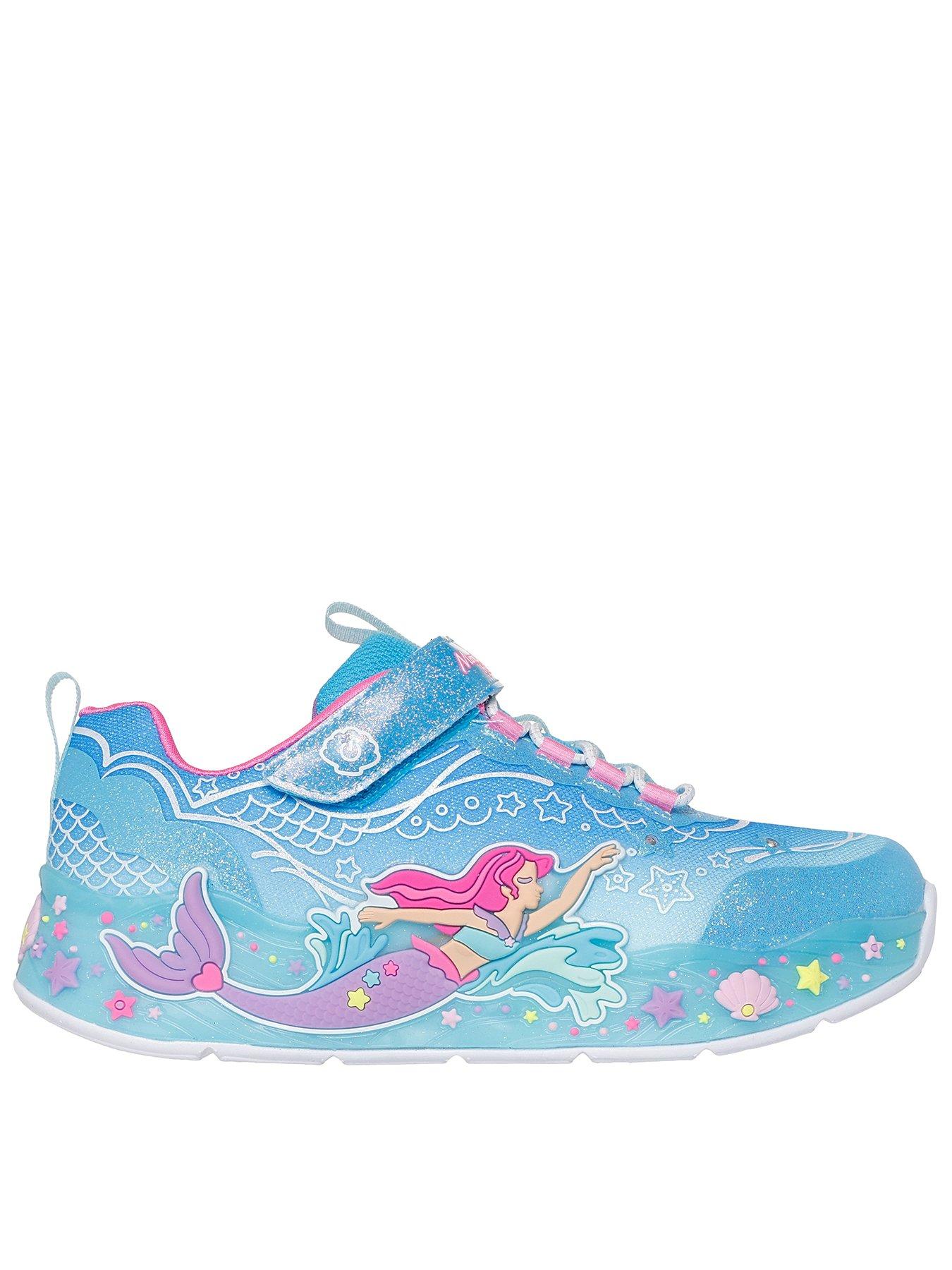 undefined Lighted Mermaid Wrap Sneaker W/ Bungee  &  Strap