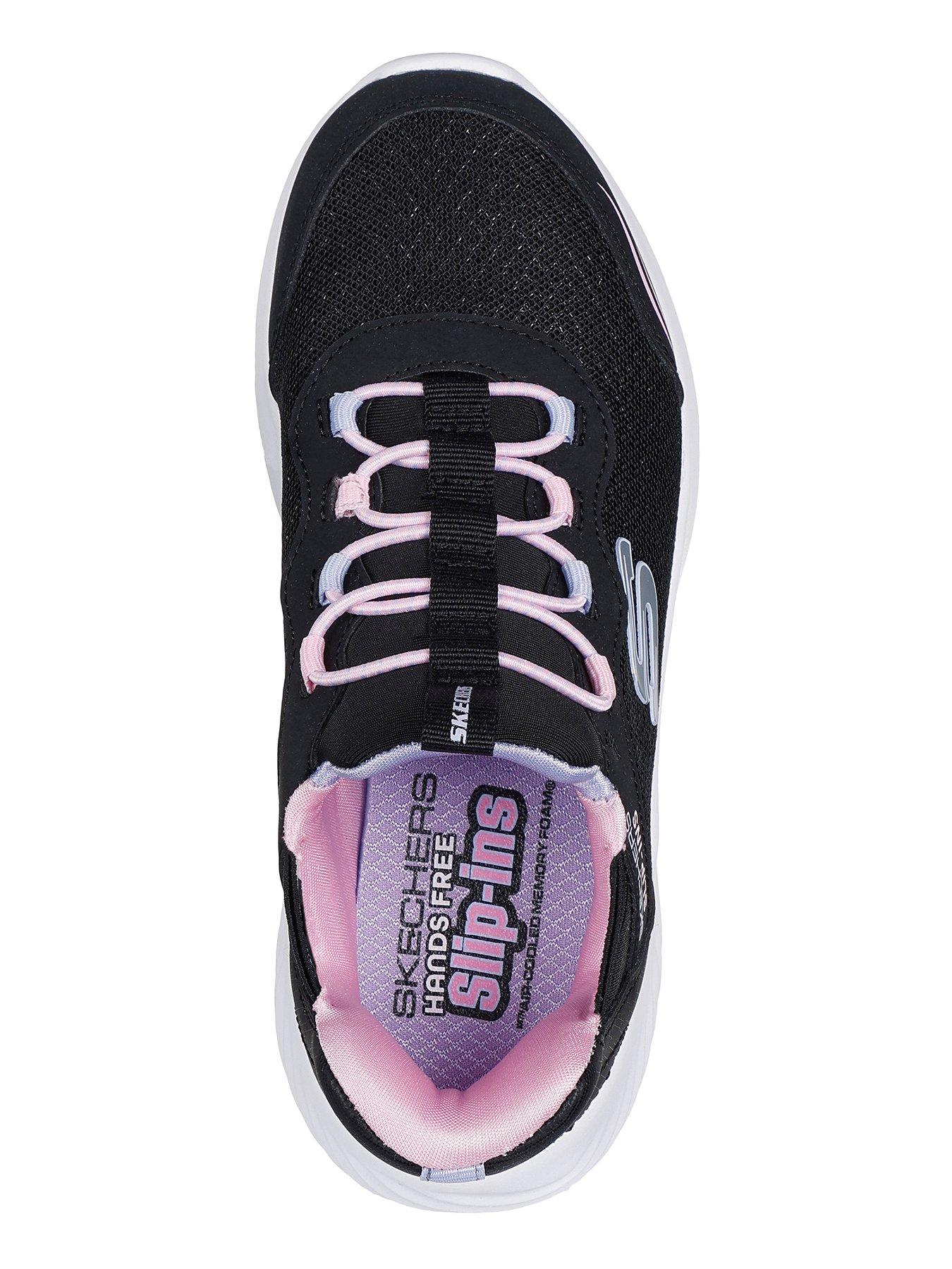  image of skechers-slip-ins-bungee-sneakers-w-air-cooled-mf-black