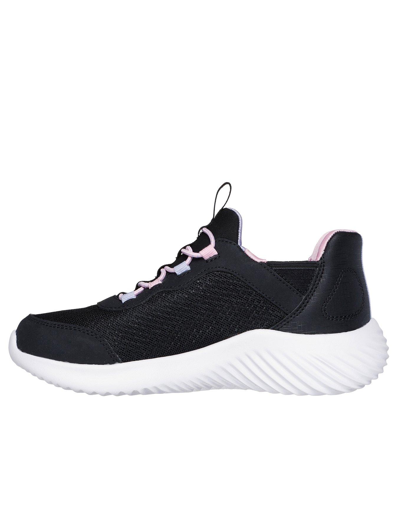  image of skechers-slip-ins-bungee-sneakers-w-air-cooled-mf-black