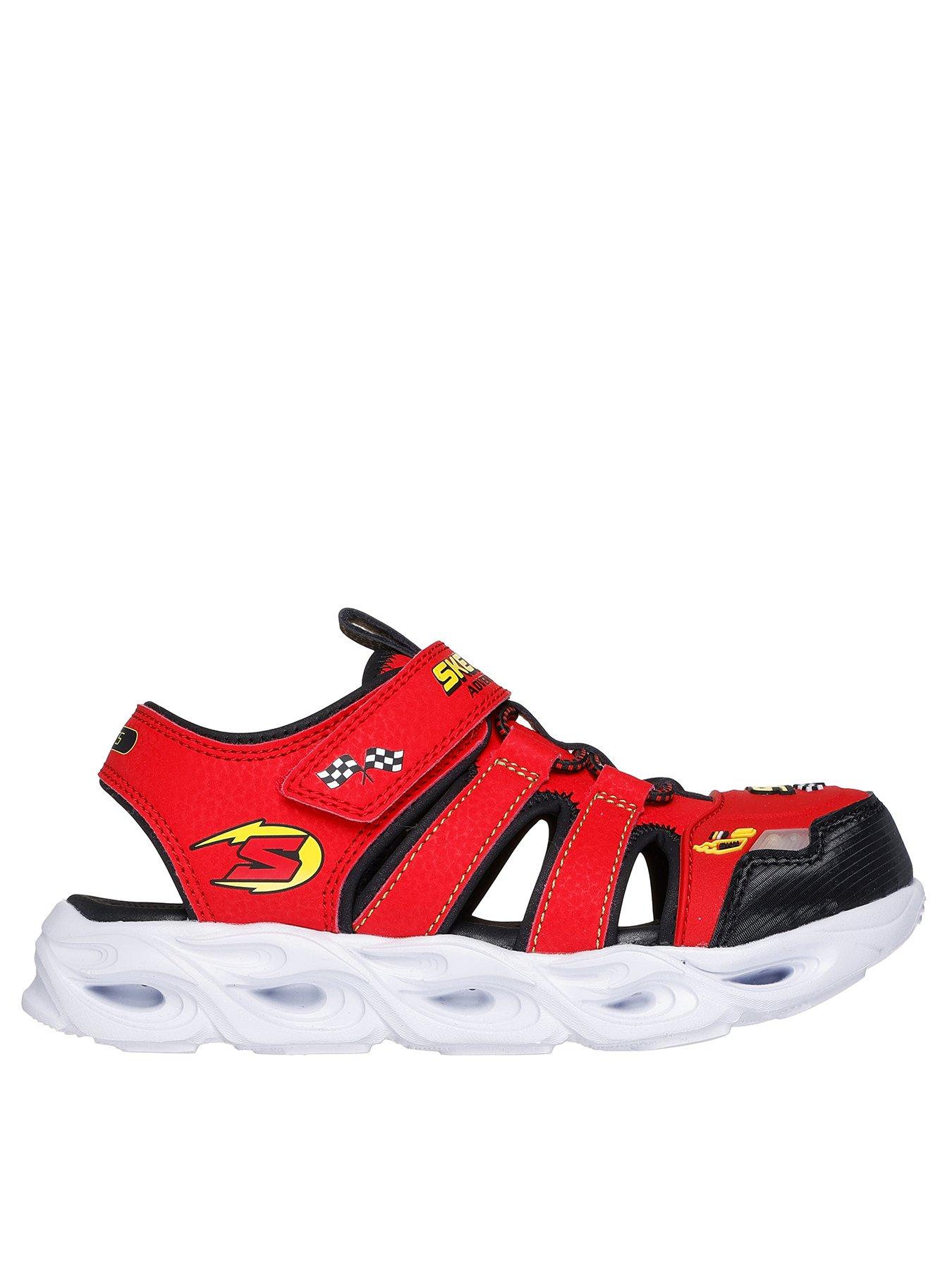 skechers-lighted-fisherman-thematic-sandals-red