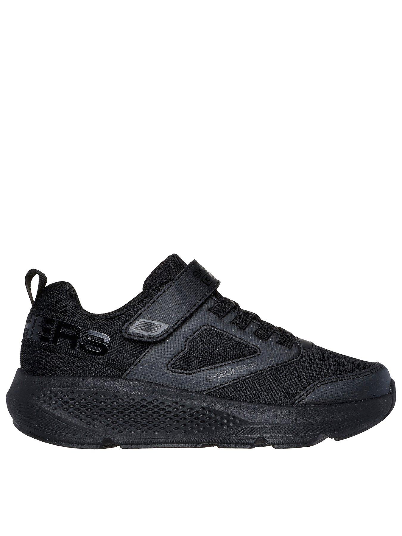skechers-gore-and-strap-mesh-sneakers-black