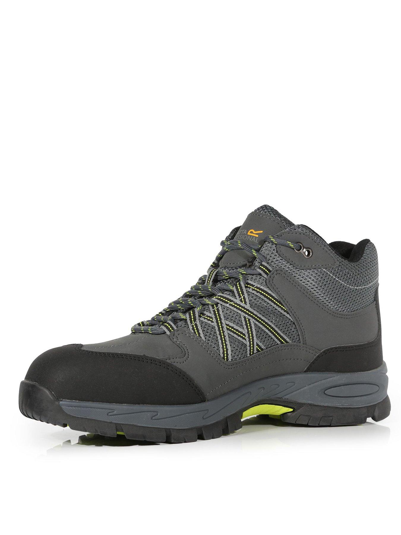 Image 2 of 5 of Regatta Mens Professional Workwear Sandstone Safety Boots -briar/lime