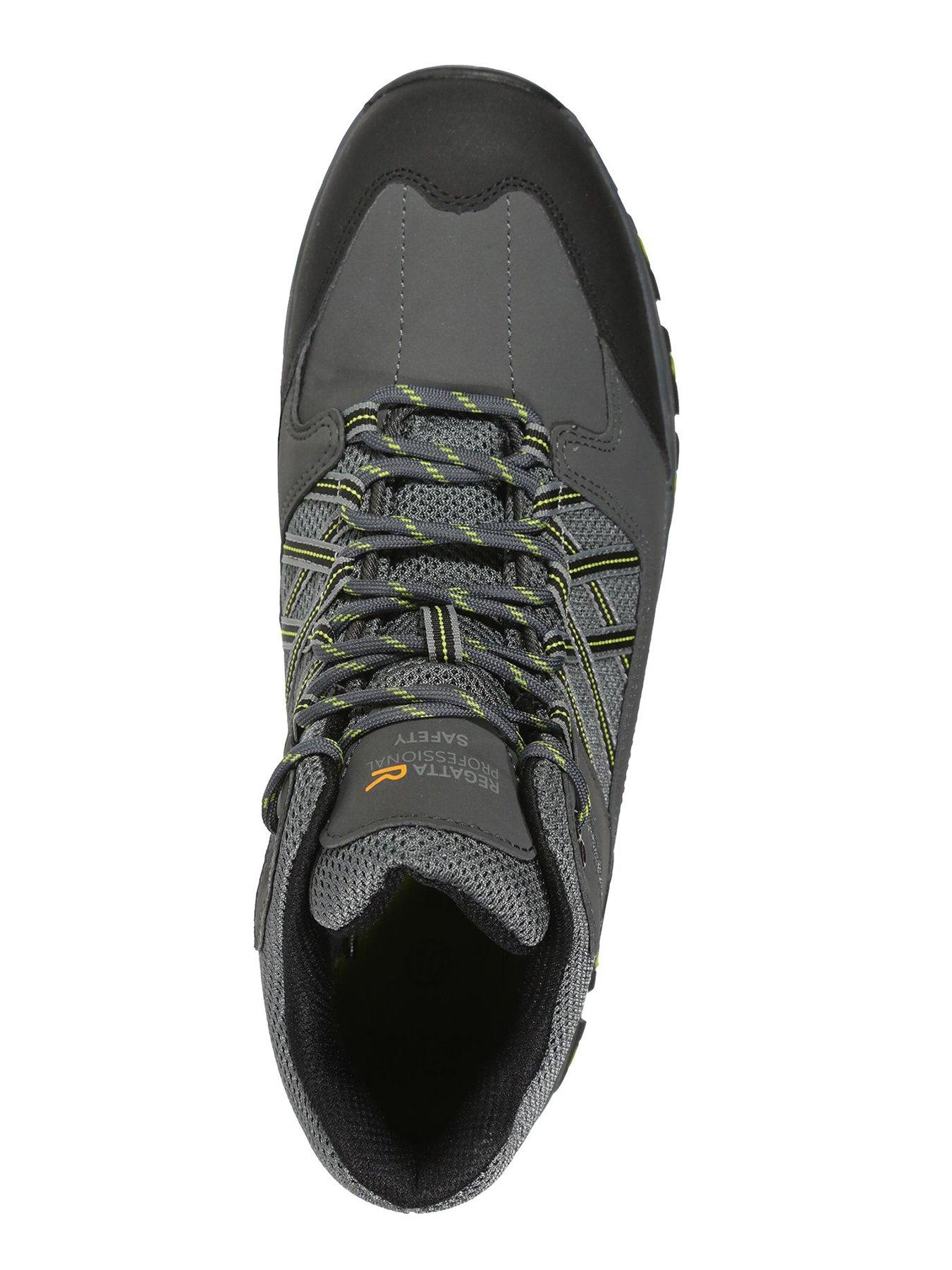 Image 5 of 5 of Regatta Mens Professional Workwear Sandstone Safety Boots -briar/lime