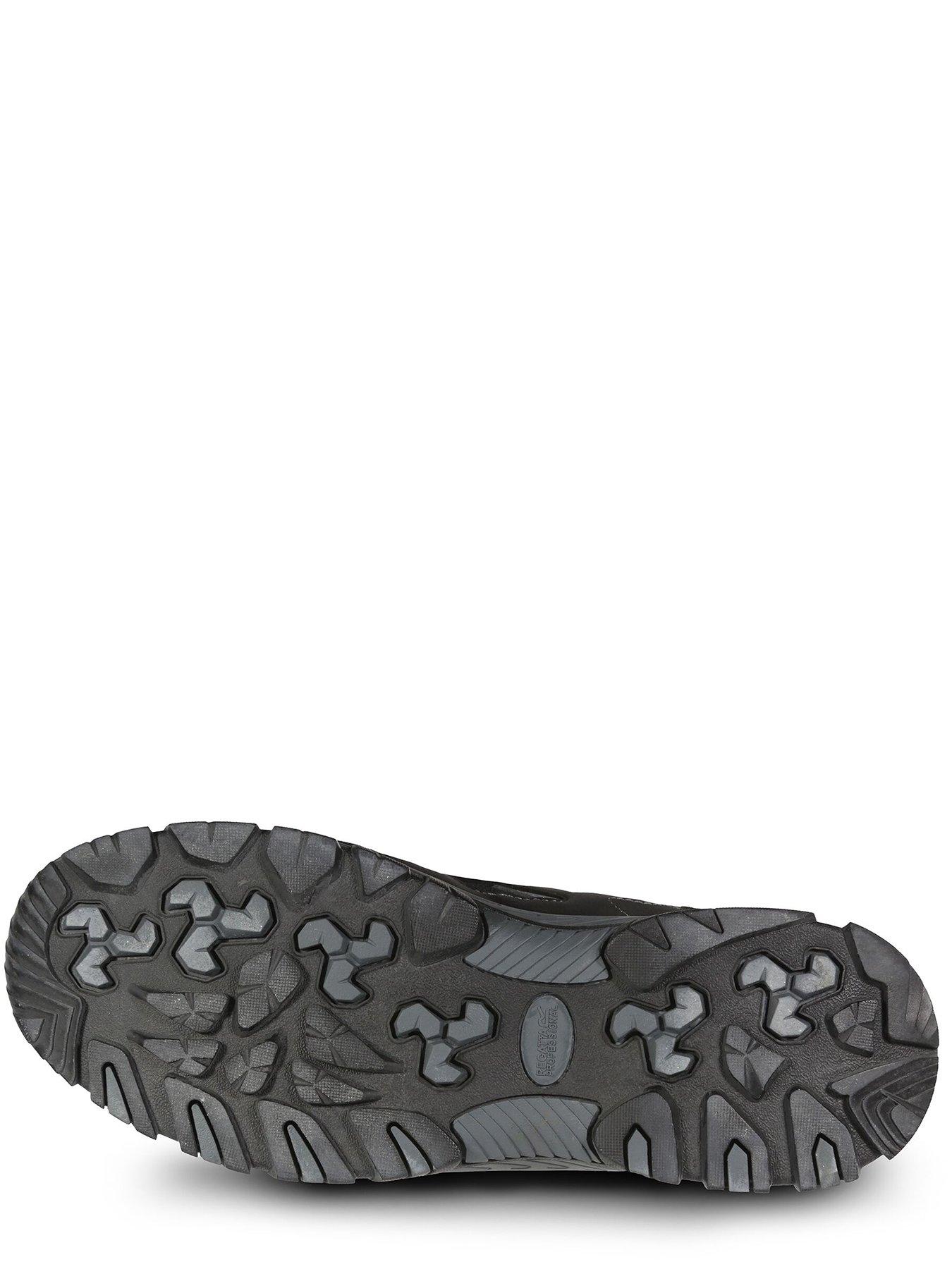  image of regatta-mens-professional-workwear-mudstone-safety-boots--blackgranit