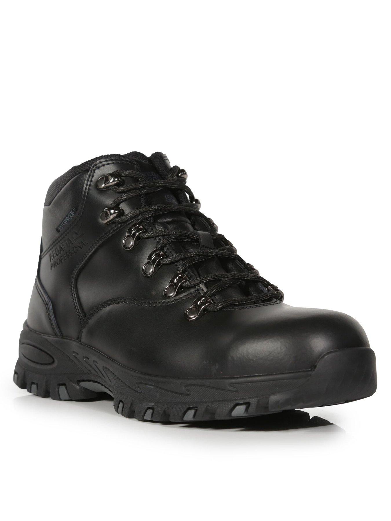  image of regatta-mens-professional-workwear-gritstone-hiker-boots--black