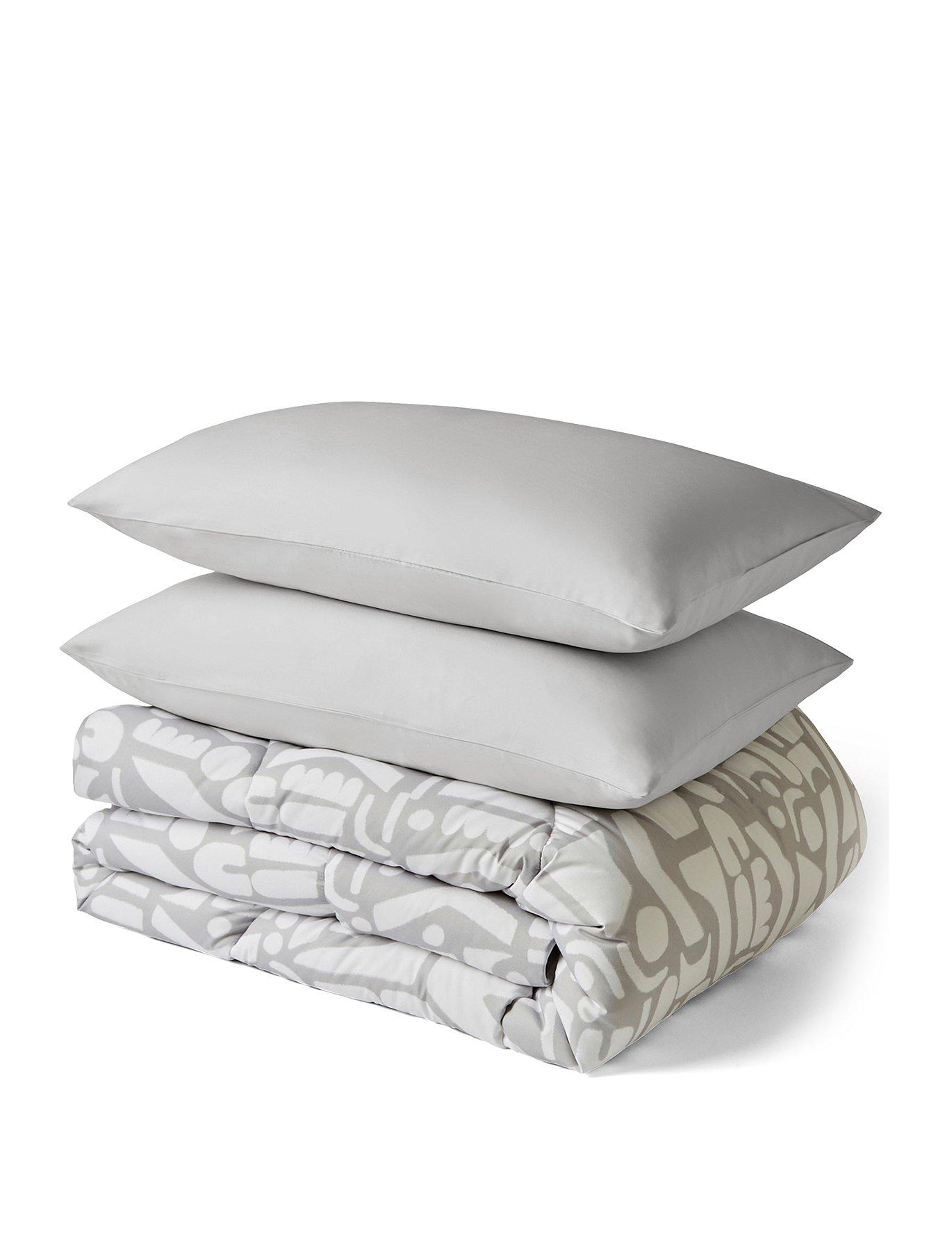  image of night-lark-simplistic-geo-105-tog-coverless-quilt-and-pillowcase-set