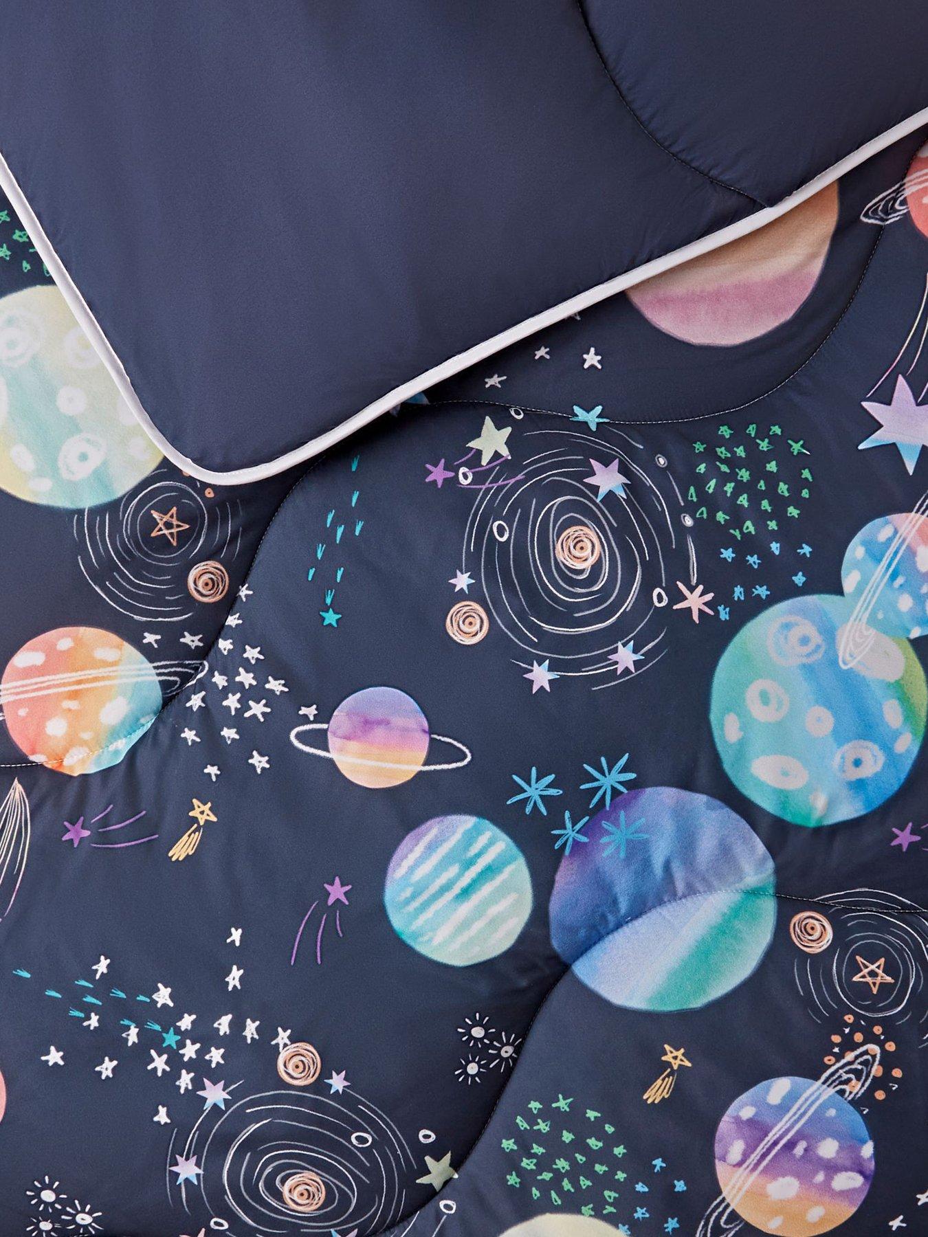 Image 3 of 7 of Night Lark Space Adventure 10.5 Tog Coverless Quilt and Pillowcase Set