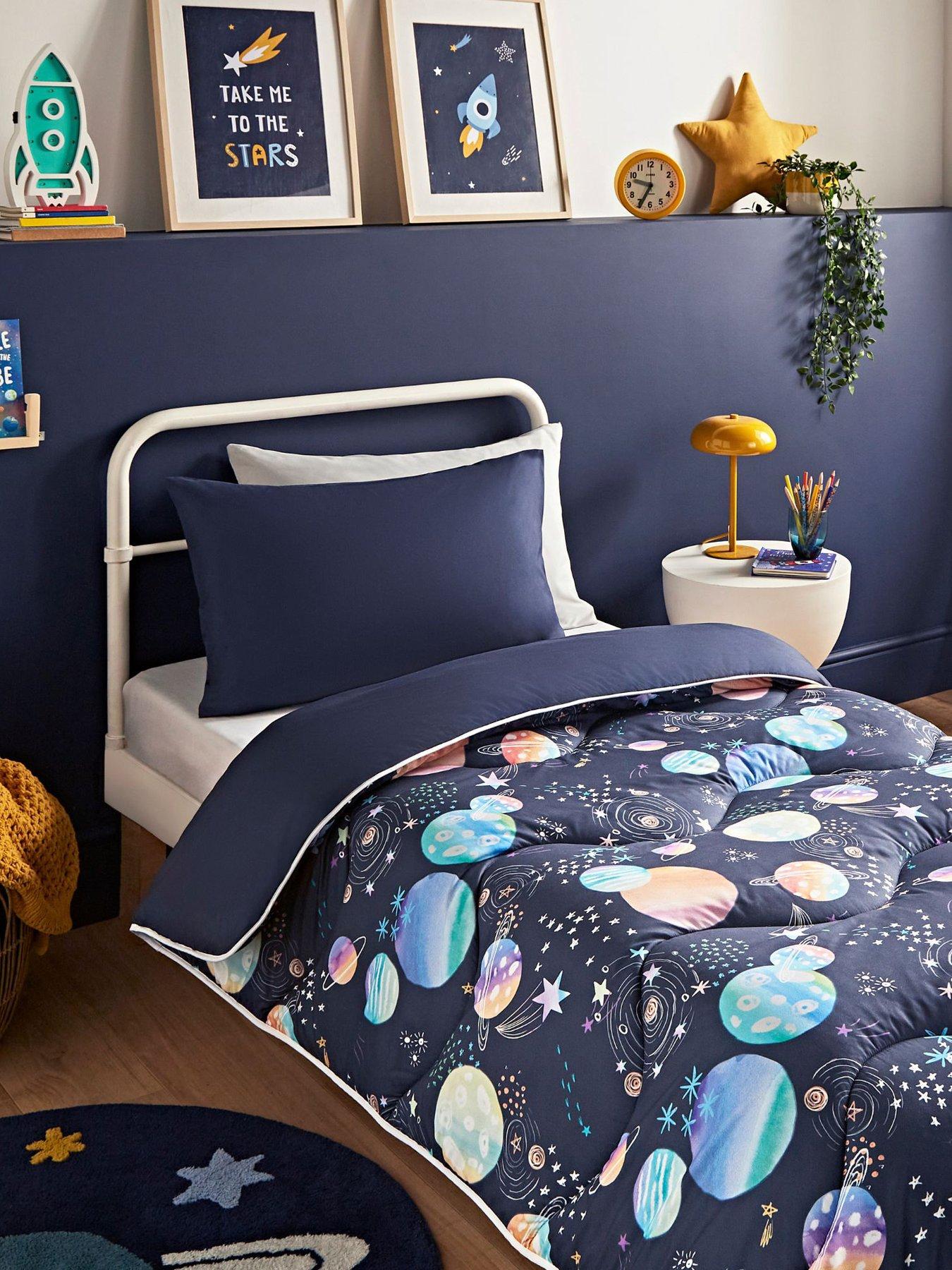 Image 5 of 7 of Night Lark Space Adventure 10.5 Tog Coverless Quilt and Pillowcase Set