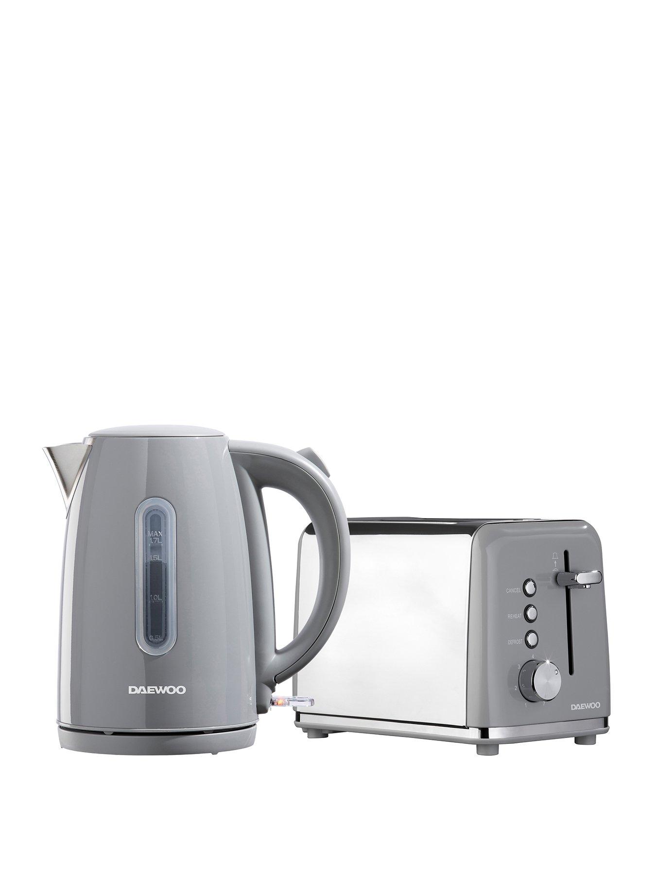 Daewoo Kensington 2 Pack Bundle 2 Slice Toaster Jug Kettle littlewoods