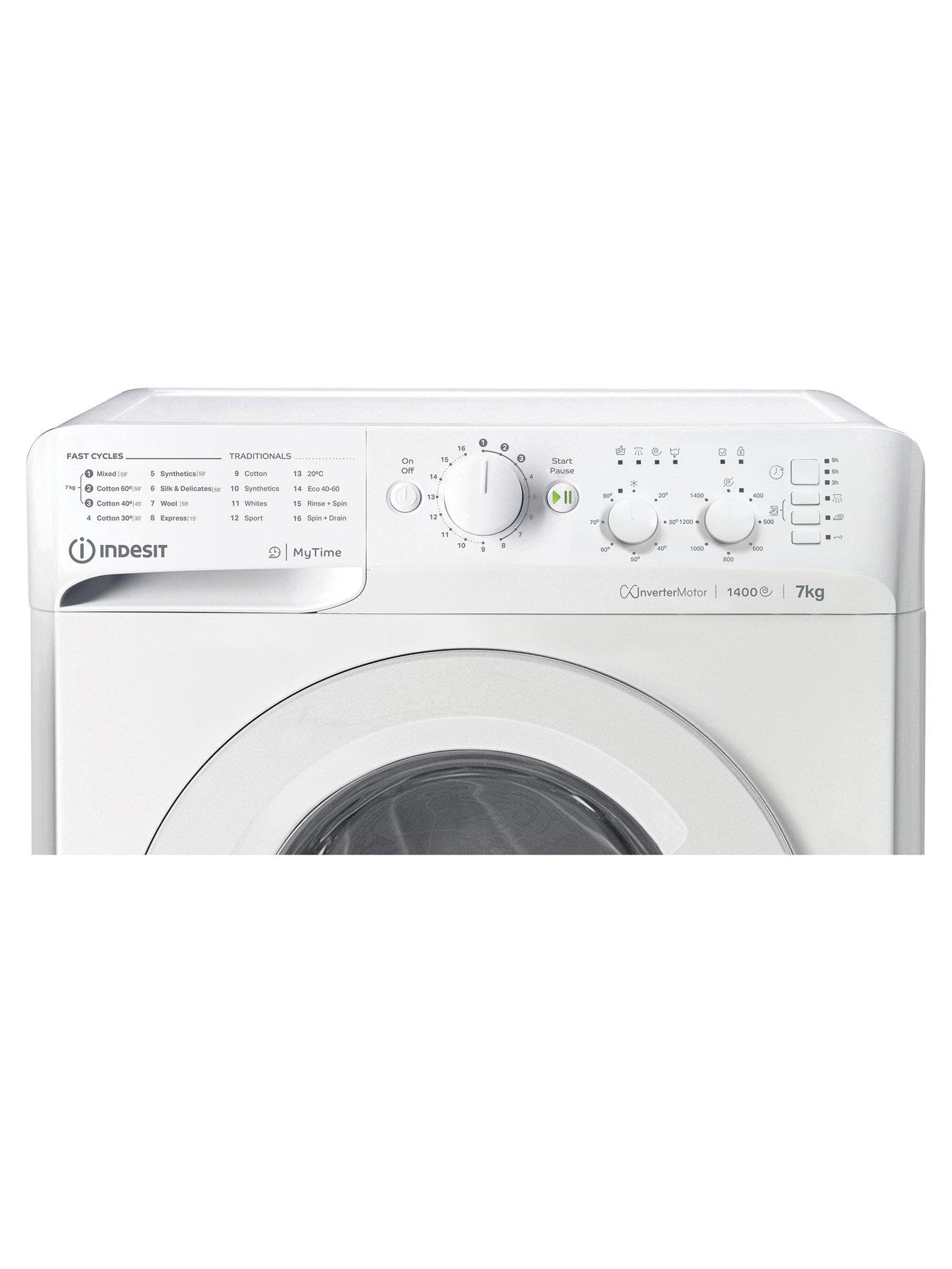  image of indesit-mtwc-71485-w-uknbspmytime-7kg-load-1400-spinnbspwashing-machine-b-rated-white