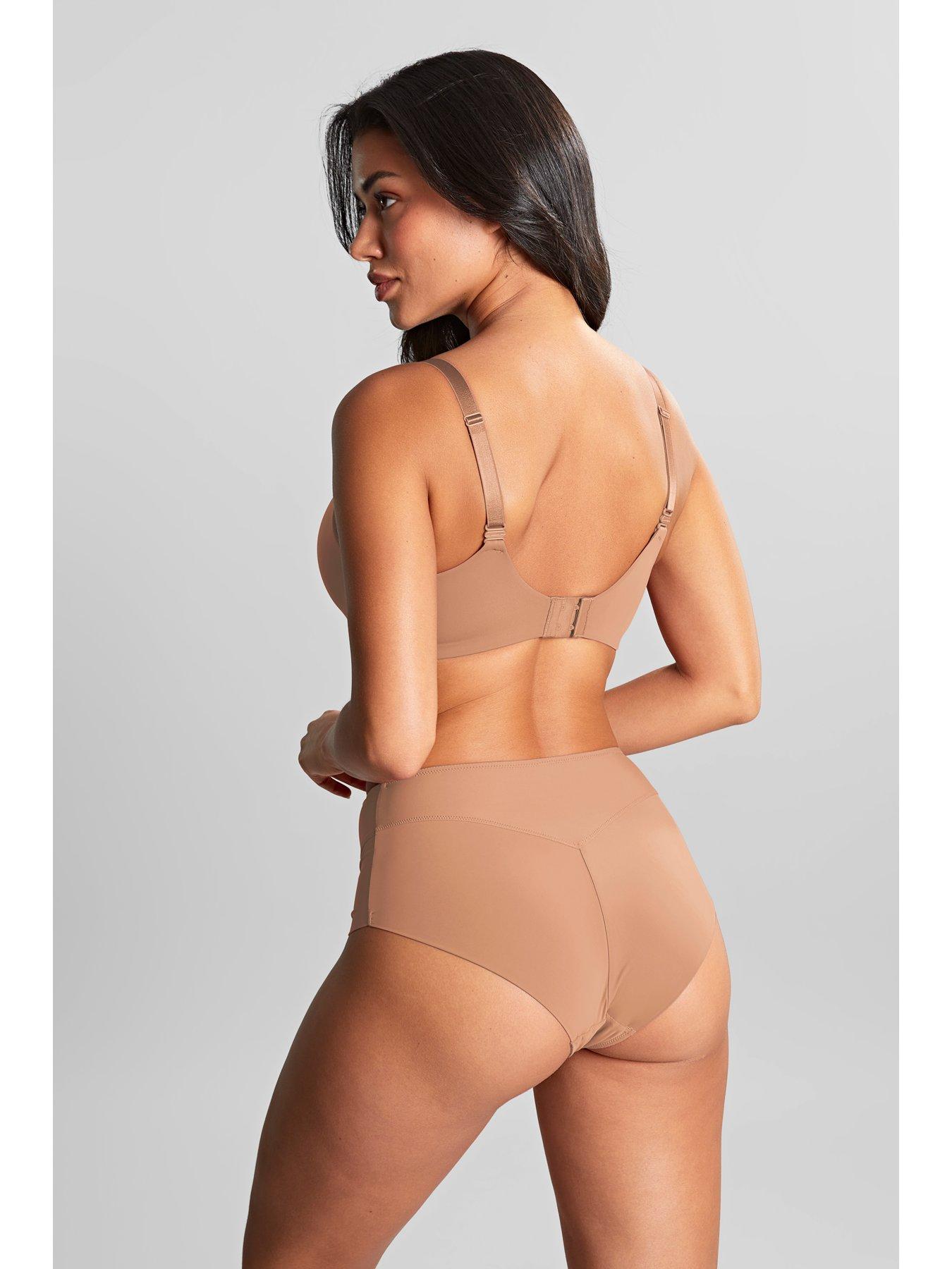  image of panache-365-silky-smooth-t-shirt-bra-honey
