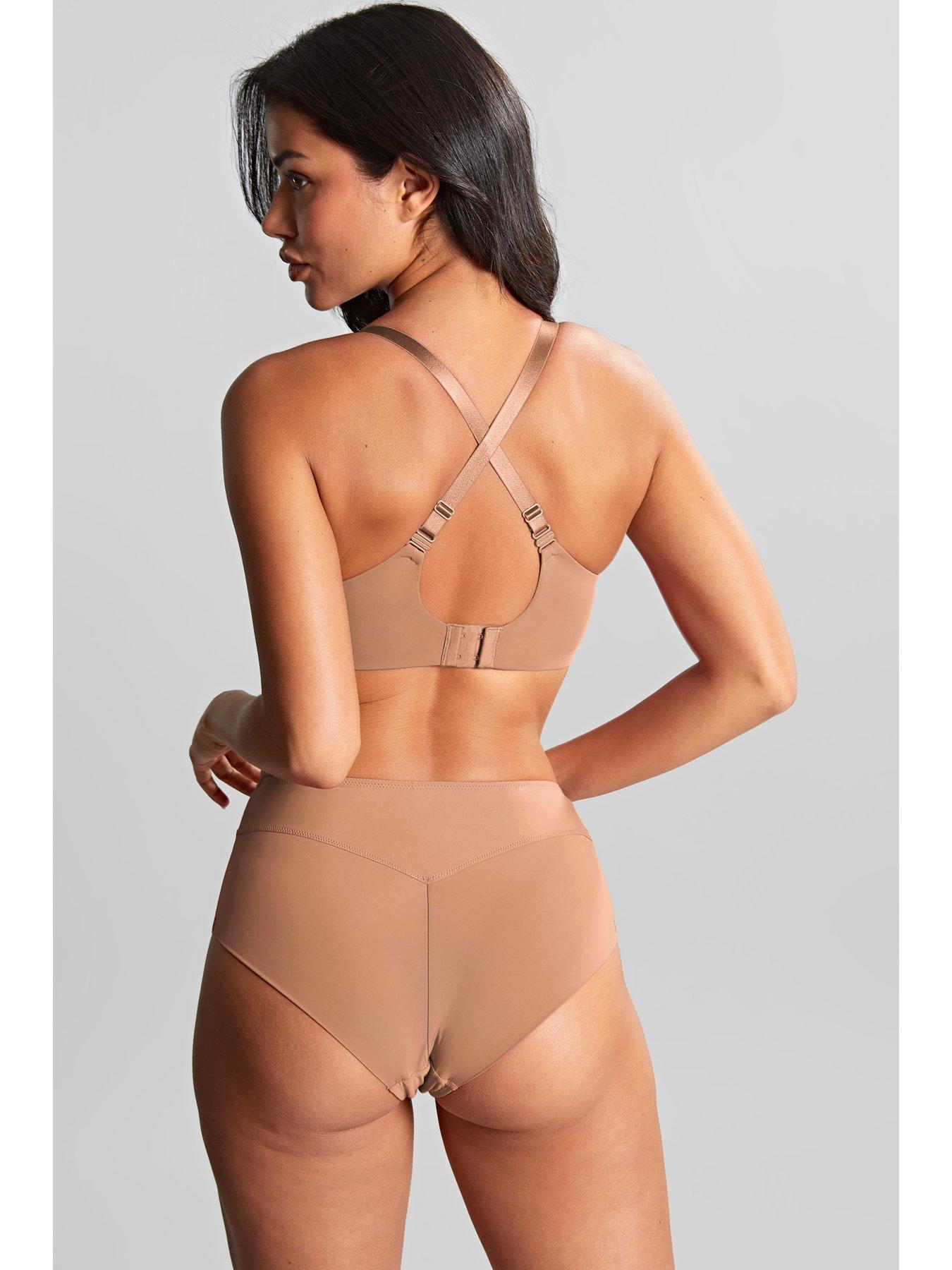  image of panache-365-silky-smooth-t-shirt-bra-honey