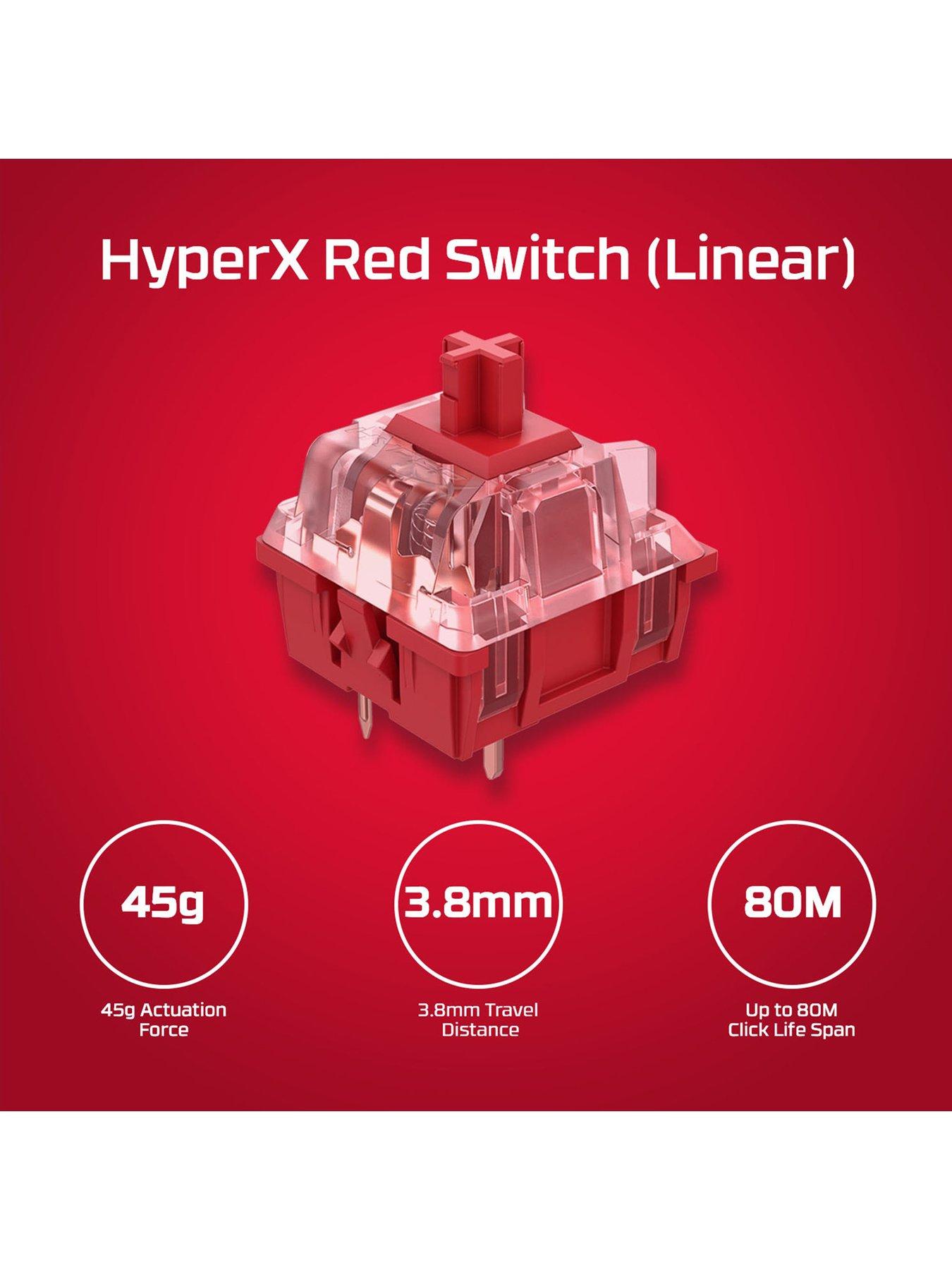  image of hyperx-alloy-origins-pbt-mechanical-gaming-keyboard-rgb-compact-red-switches