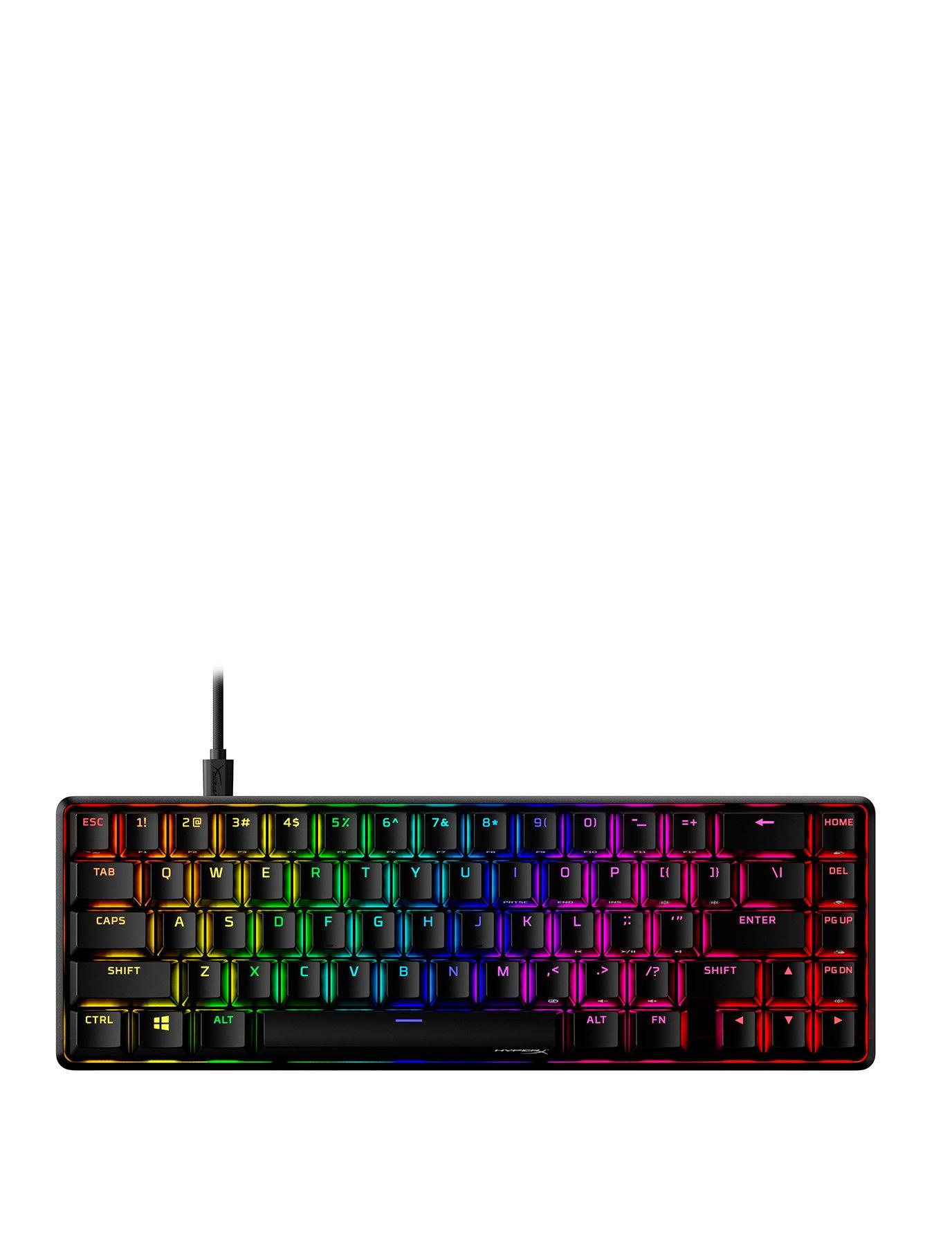 HYPERX Origins 65 RGB Mechanical Gaming Keyboard | Fully Programmable | 60% Form Factor | Red Switches - US Layout