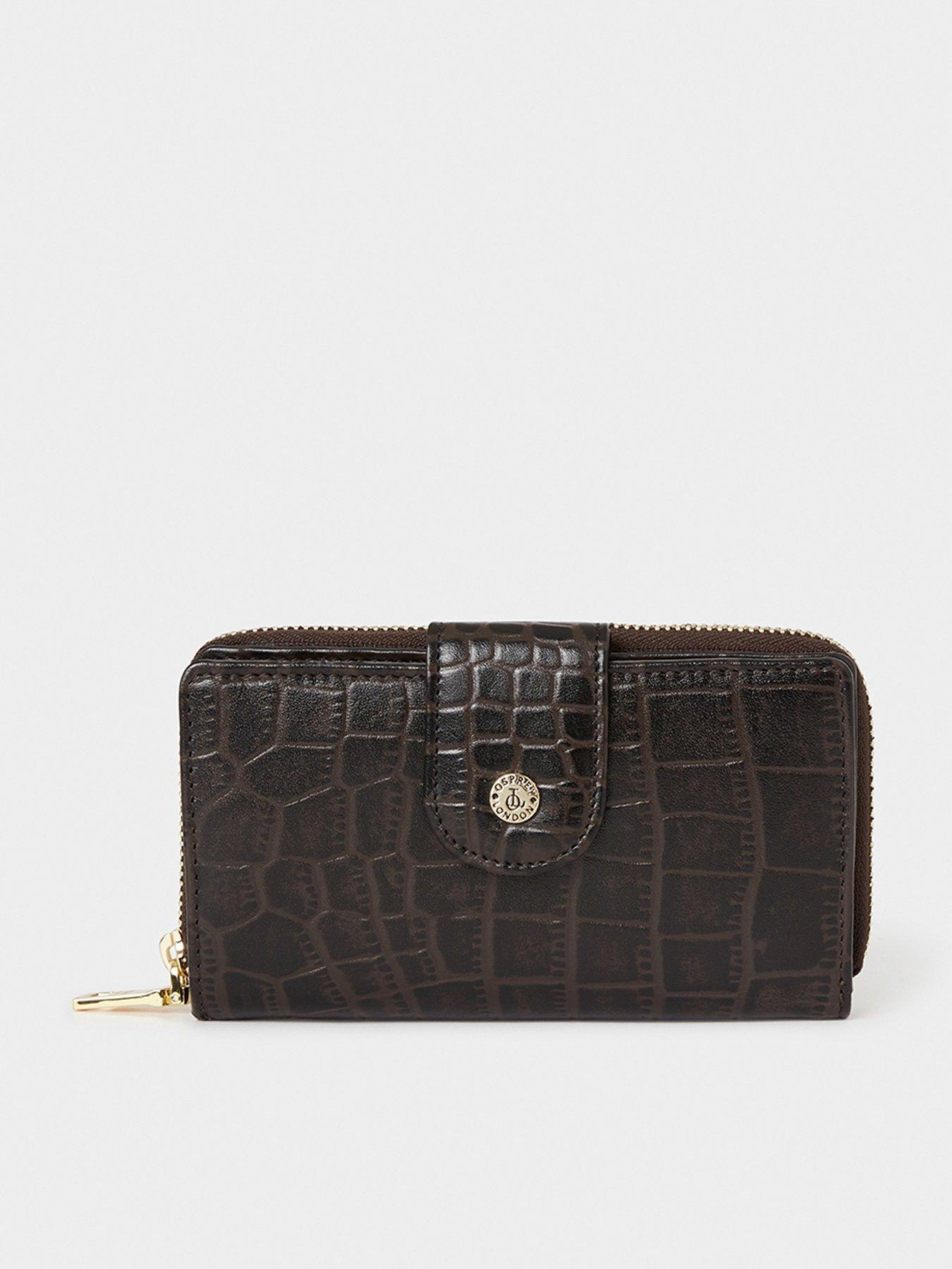 Osprey London The Carla Leather Zip Around Zip Purse littlewoods