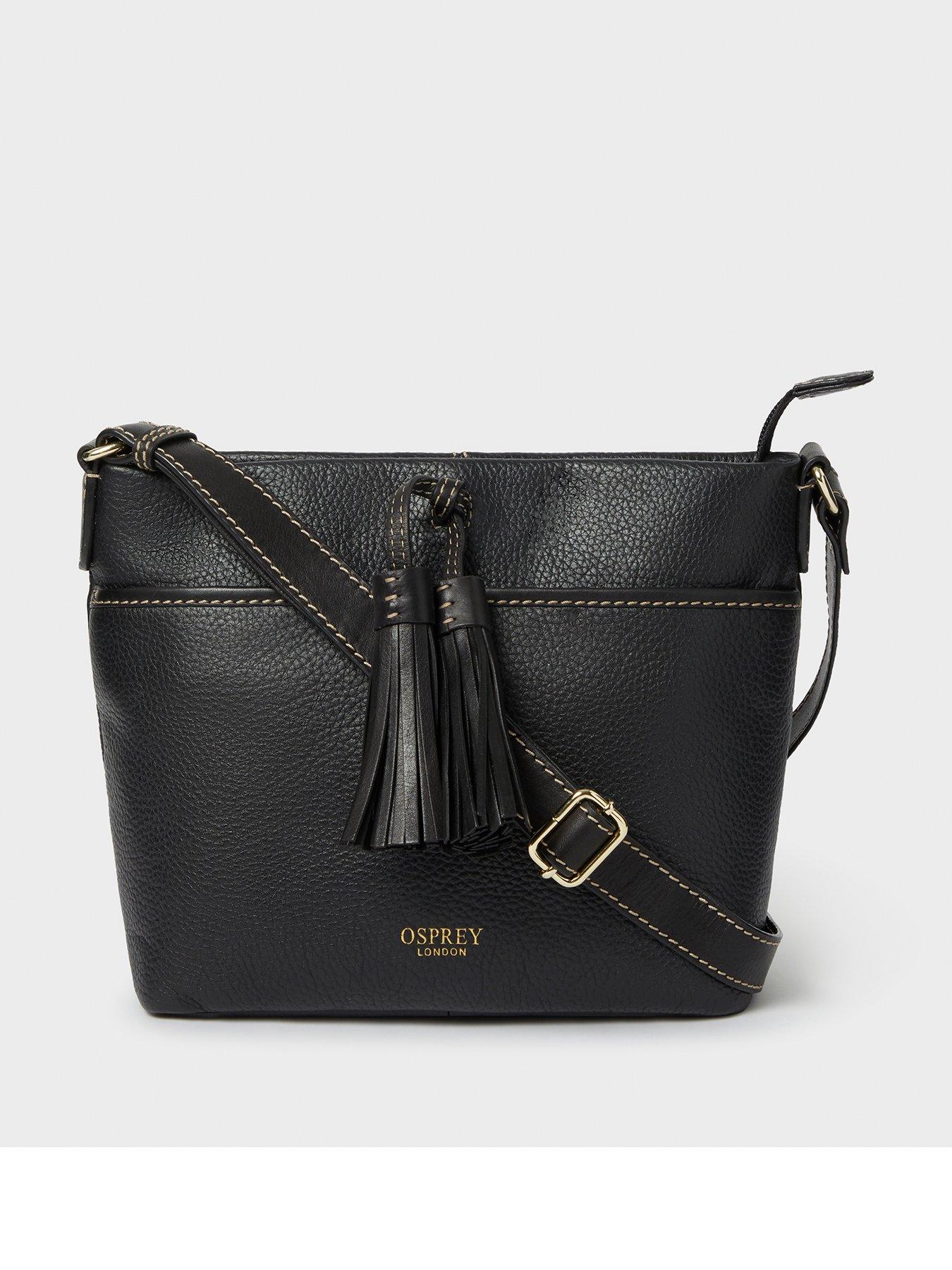 Osprey London The Savanna Leather Crossbody Bag littlewoods