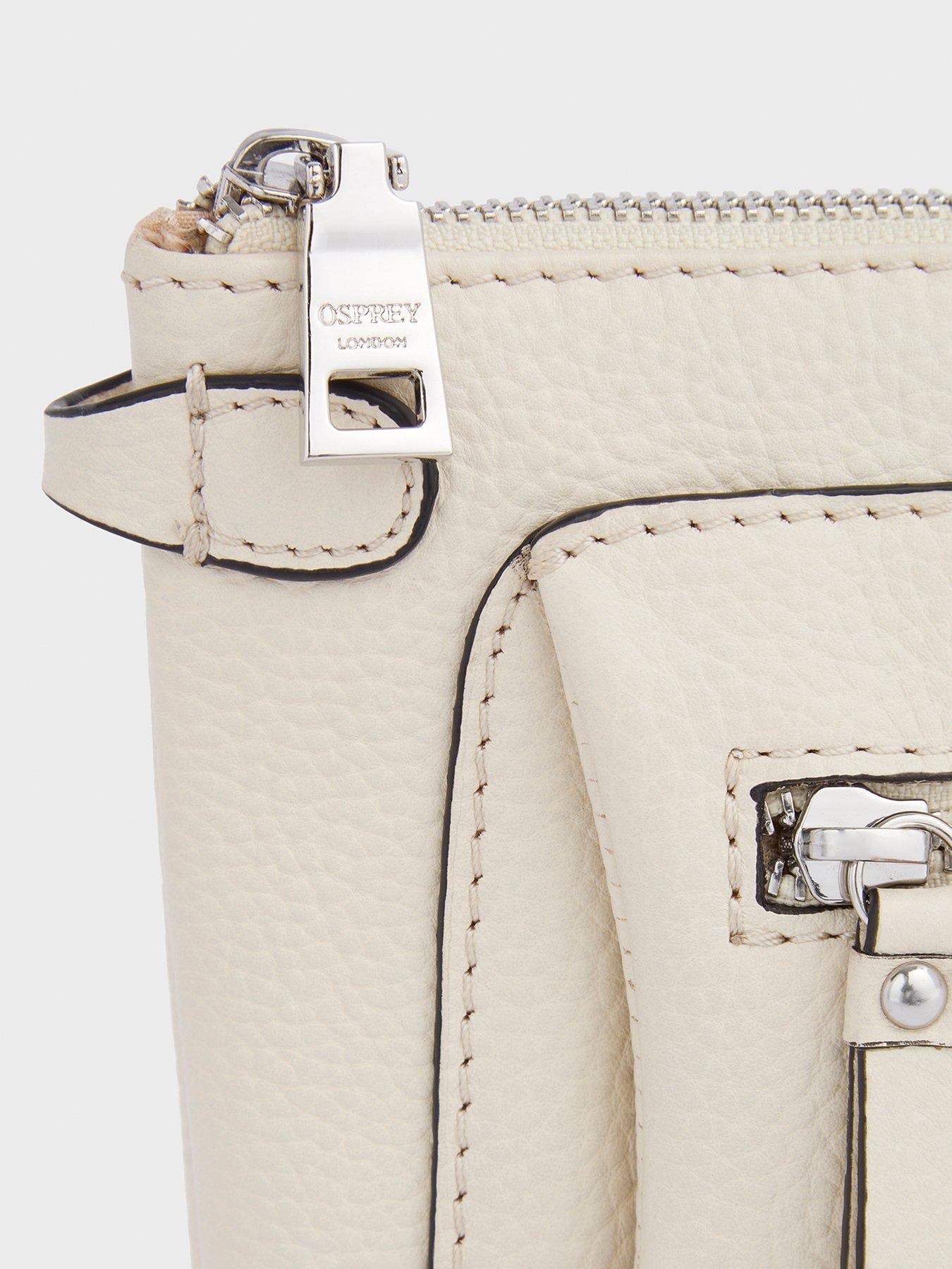  image of osprey-london-the-ruby-leather-crossbody-clutch-bag
