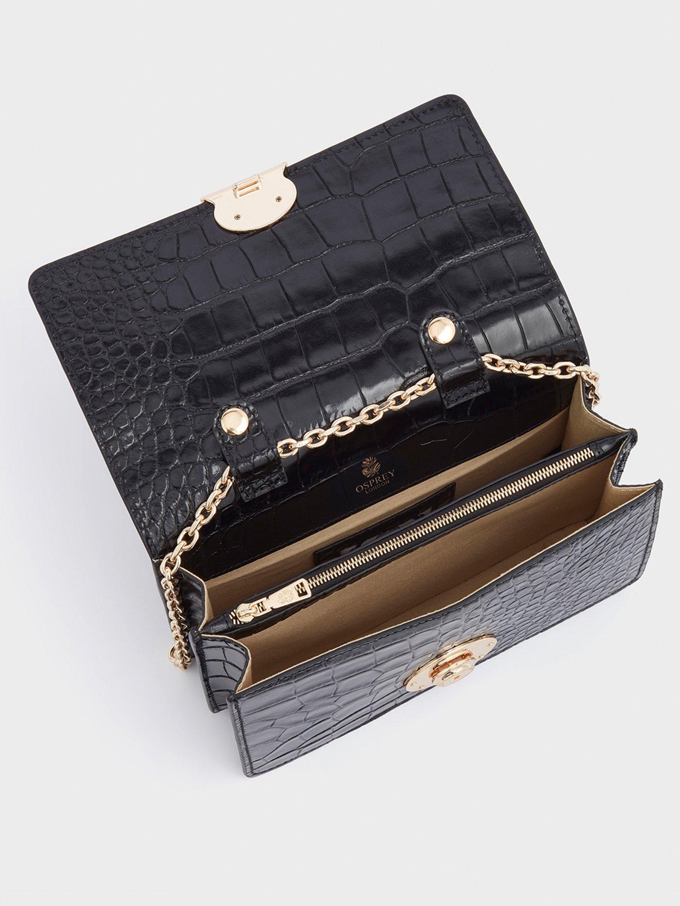 Osprey London The Wentworth Italian Leather Clutch Bag Littlewoods