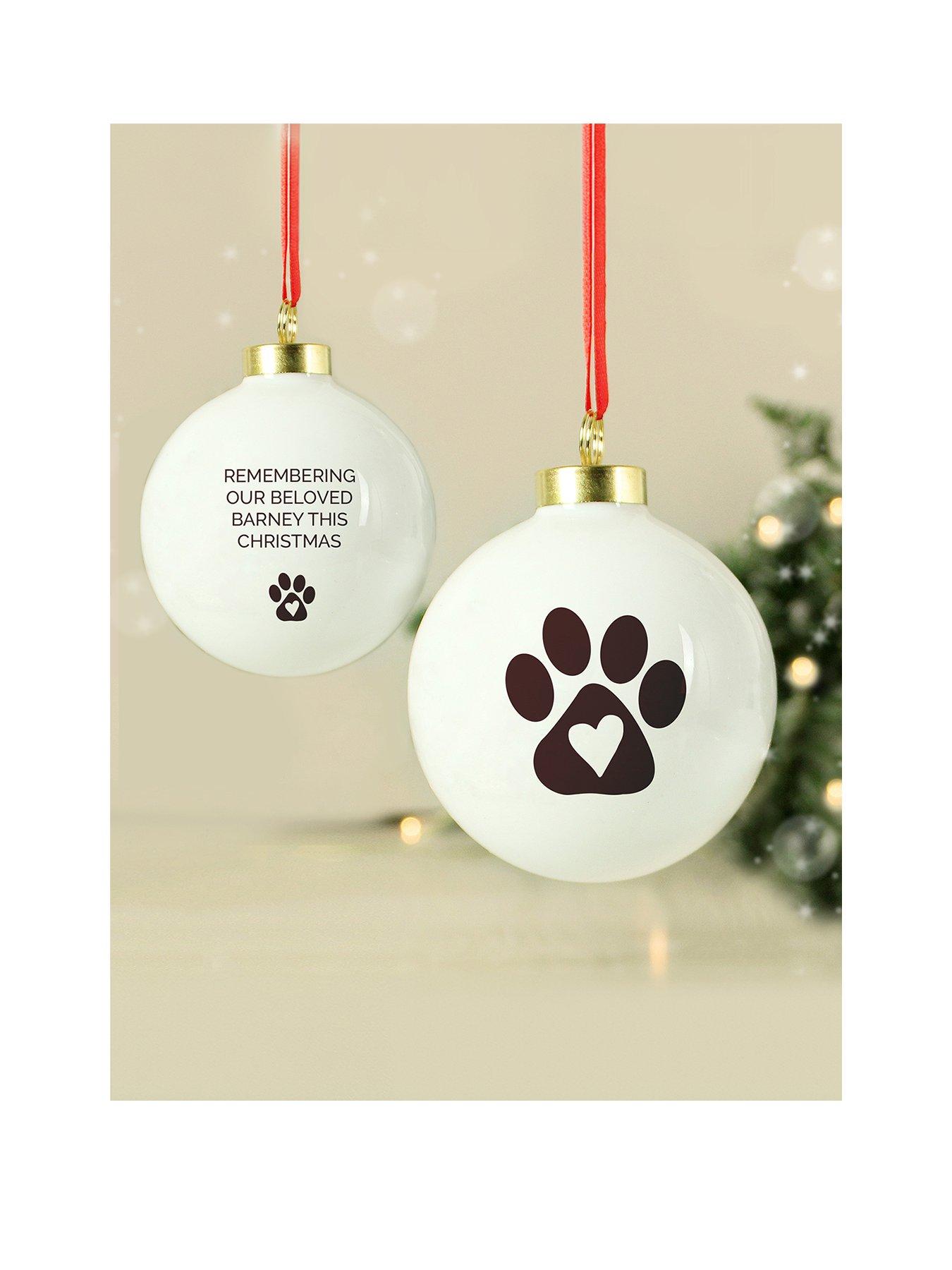undefined Personalised Pet Ceramic Bauble