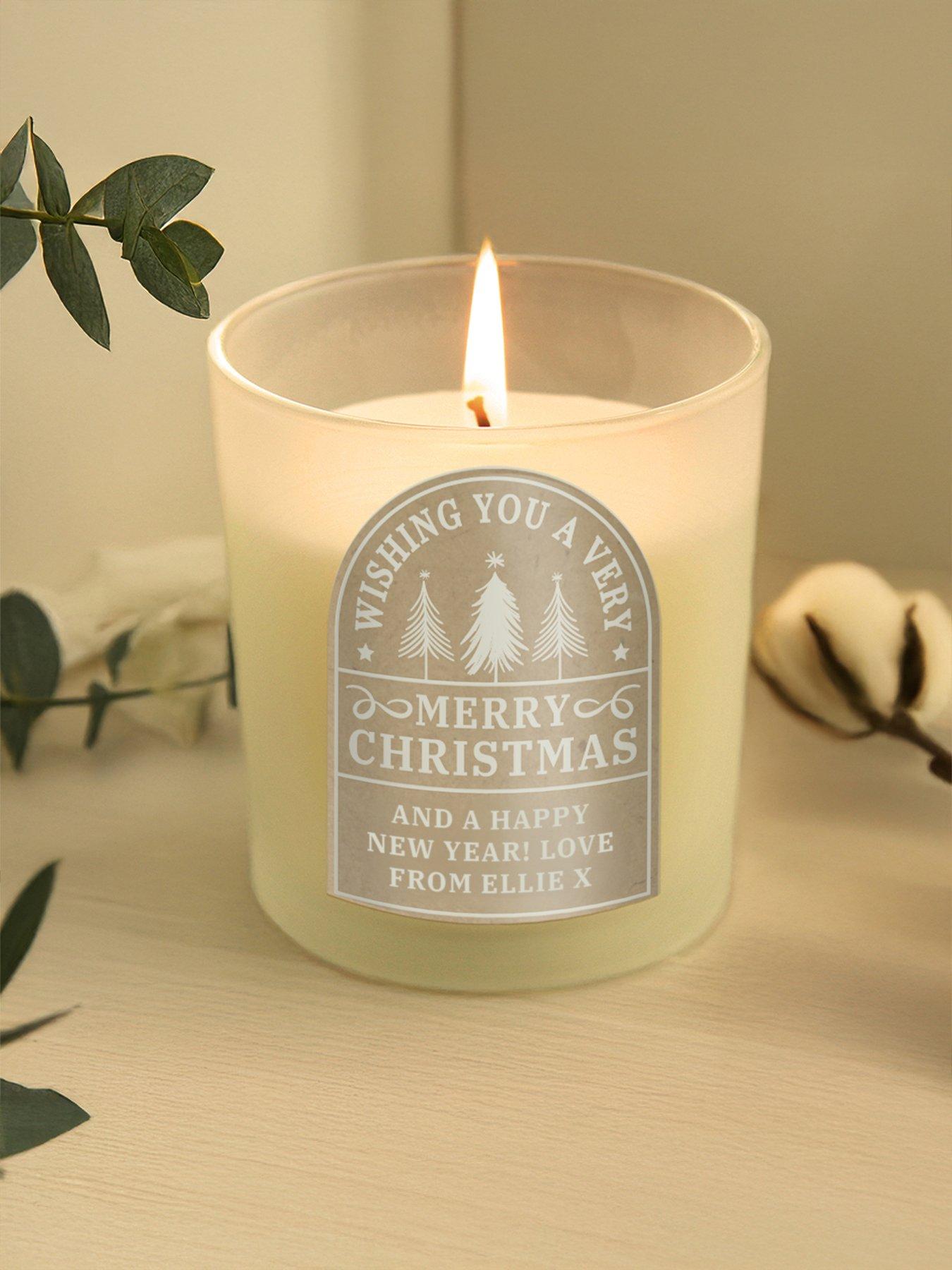 Image 3 of 3 of The Personalised Memento Company Personalised Christmas Candle Jar