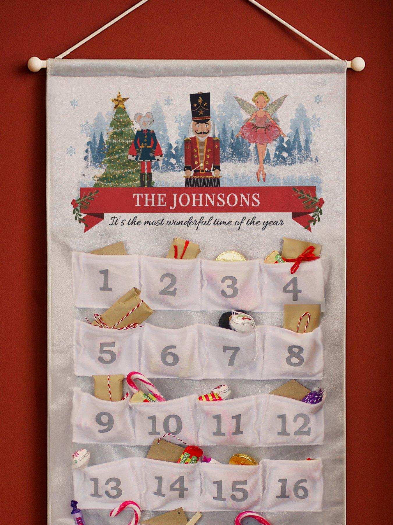 Image 3 of 3 of The Personalised Memento Company Personalised Christmas Nutcracker Advent Calendar