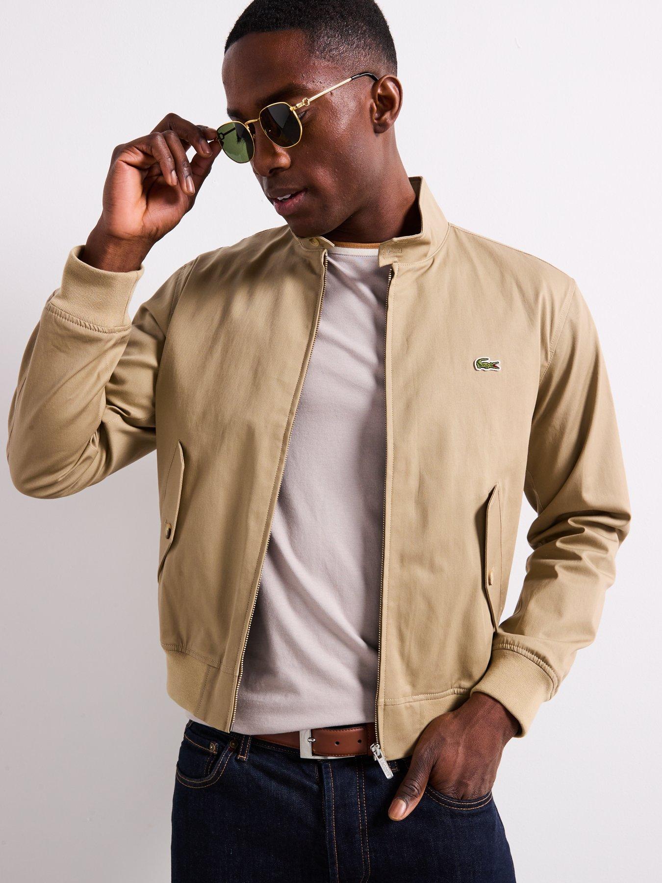 Lacoste Showerproof Cotton Twill Harrington Jacket