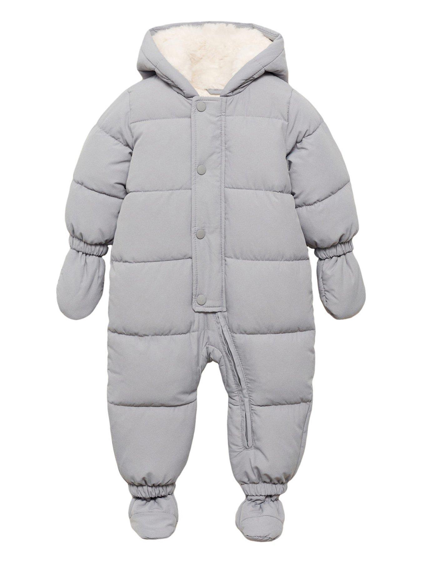  image of mango-baby-boys-pramsuit-grey