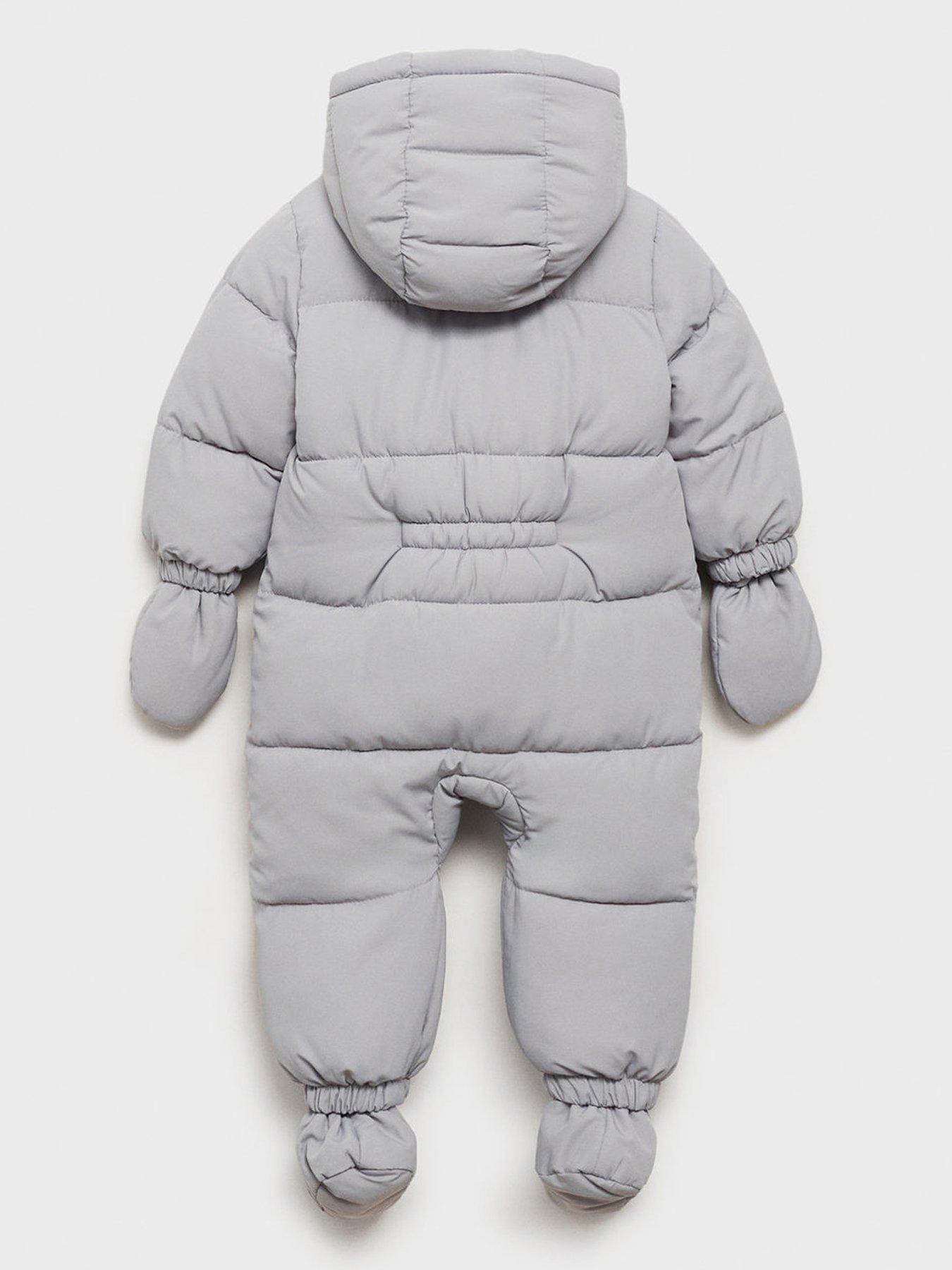  image of mango-baby-boys-pramsuit-grey