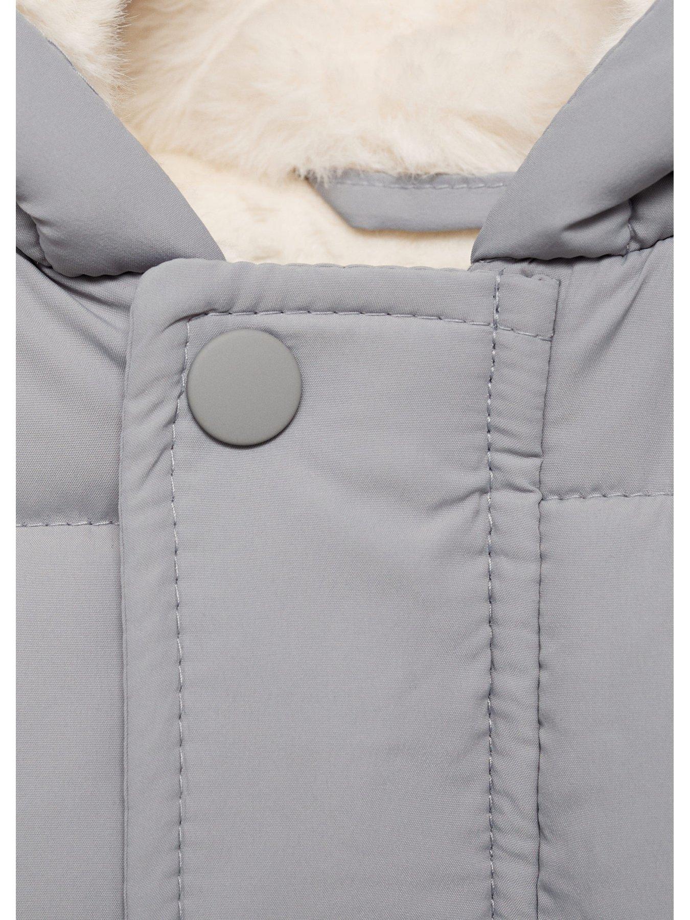  image of mango-baby-boys-pramsuit-grey