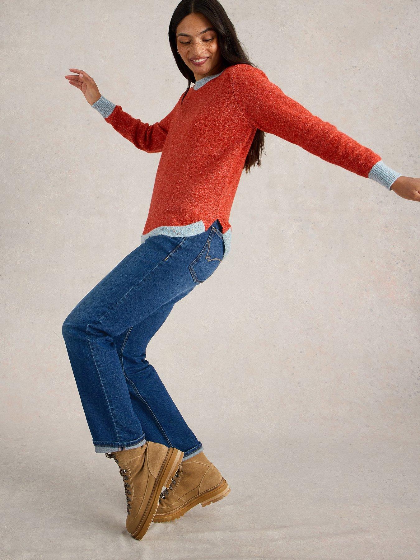  image of white-stuff-taylor-straight-jeans-blue