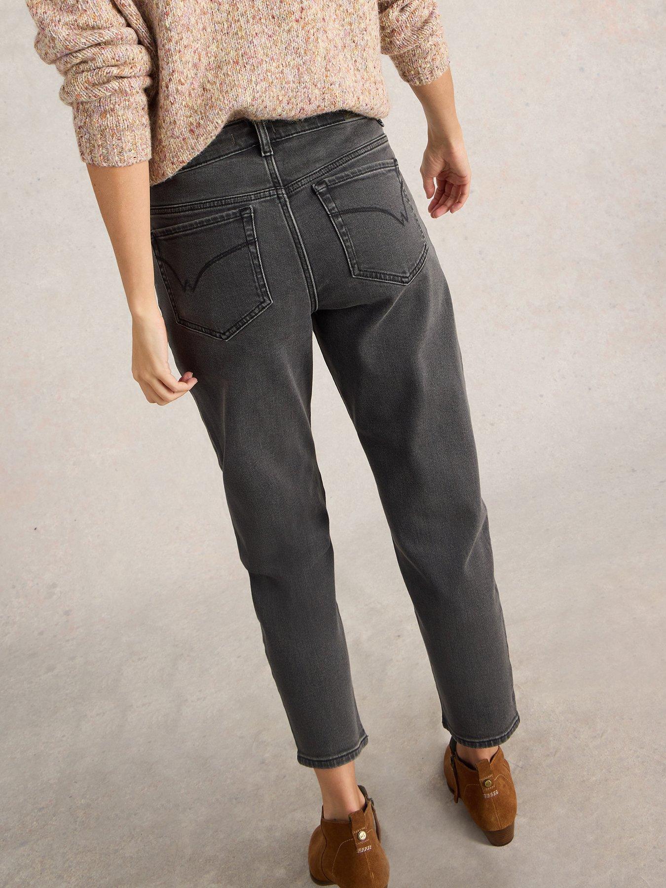 Image 2 of 5 of White Stuff Tilly Tapered Jeans - Black