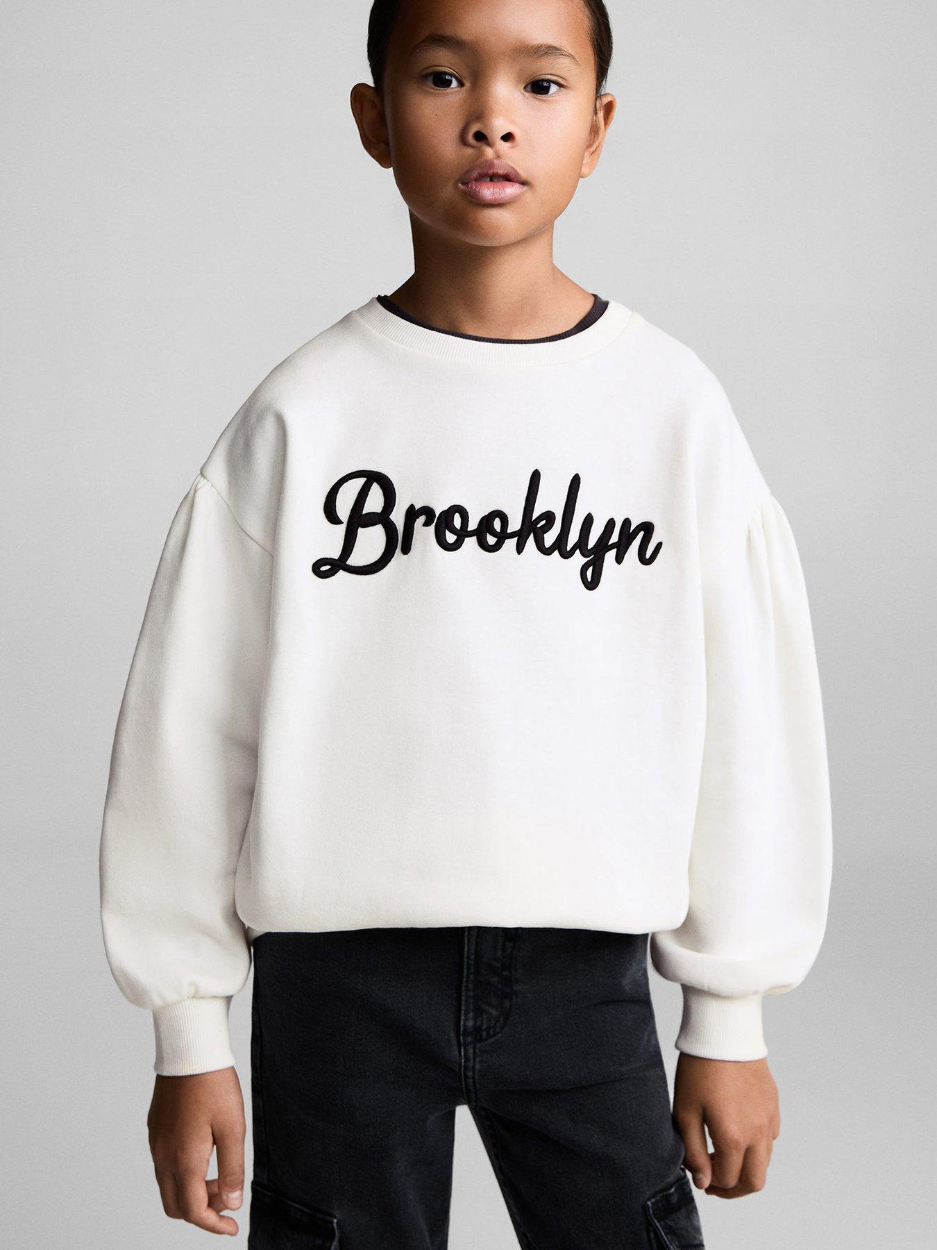undefined Girls Brooklyn Sweat - Light Cream