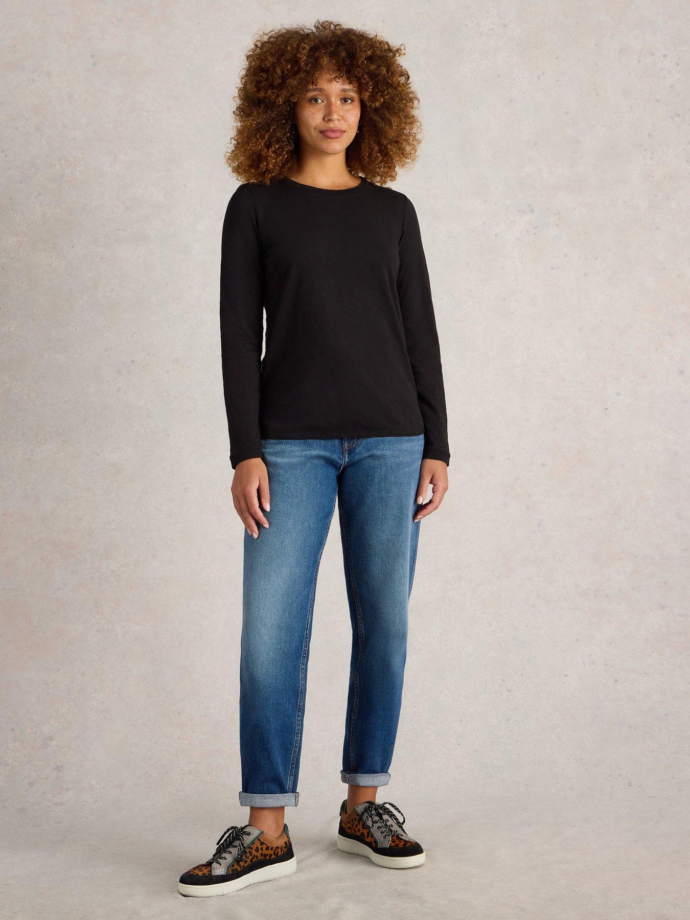 undefined Clara Crew Neck T-Shirt - Black