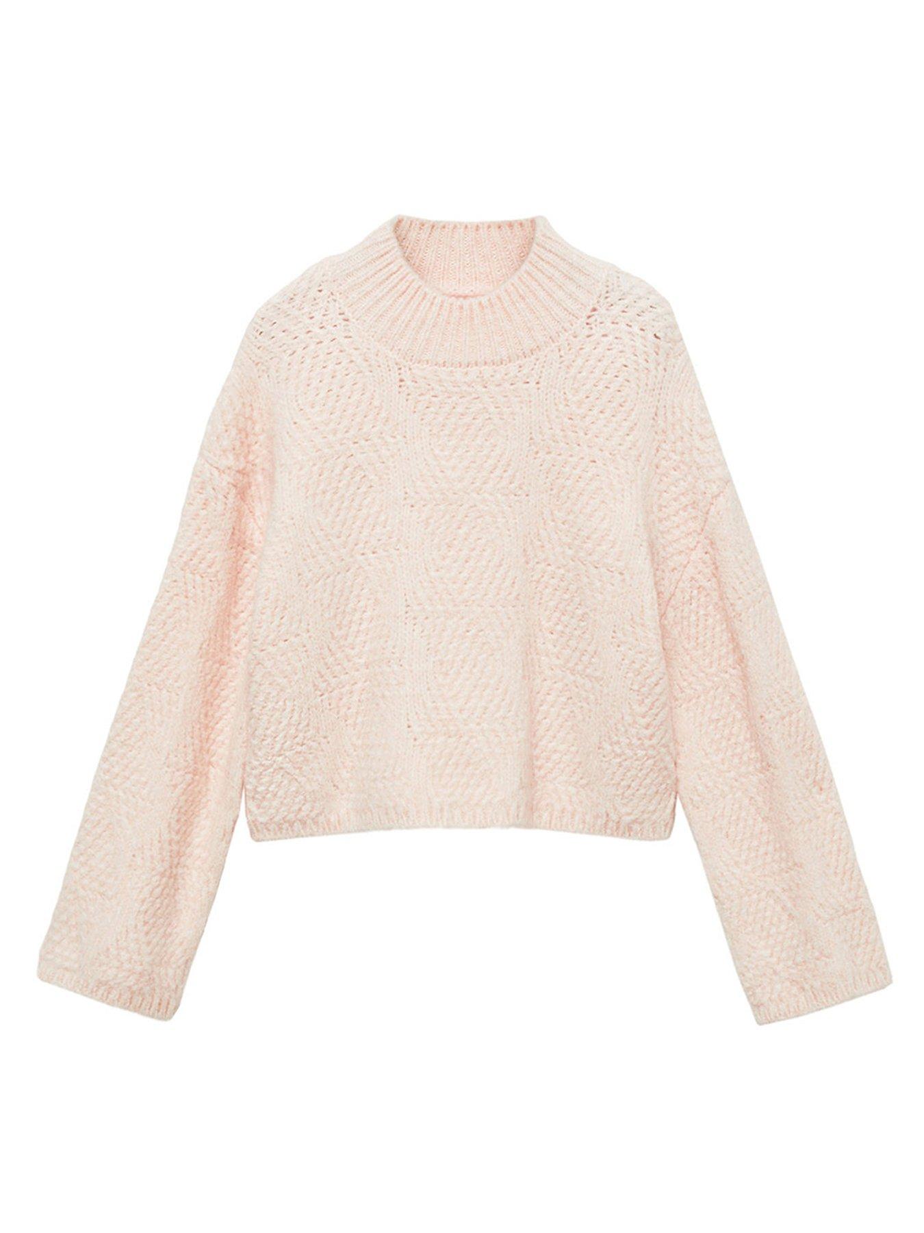 undefined Girls Knitted Jumper - Pink