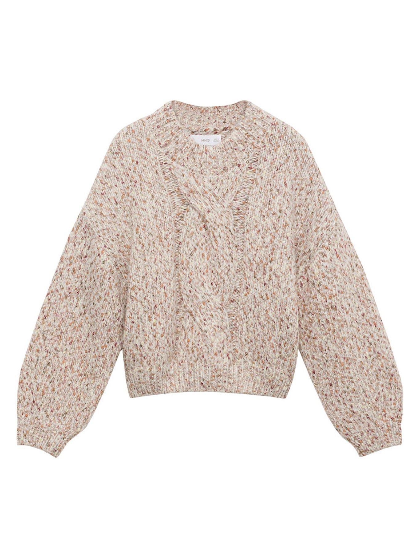 undefined Girls Nep Yarn Knitted Jumper - Pink